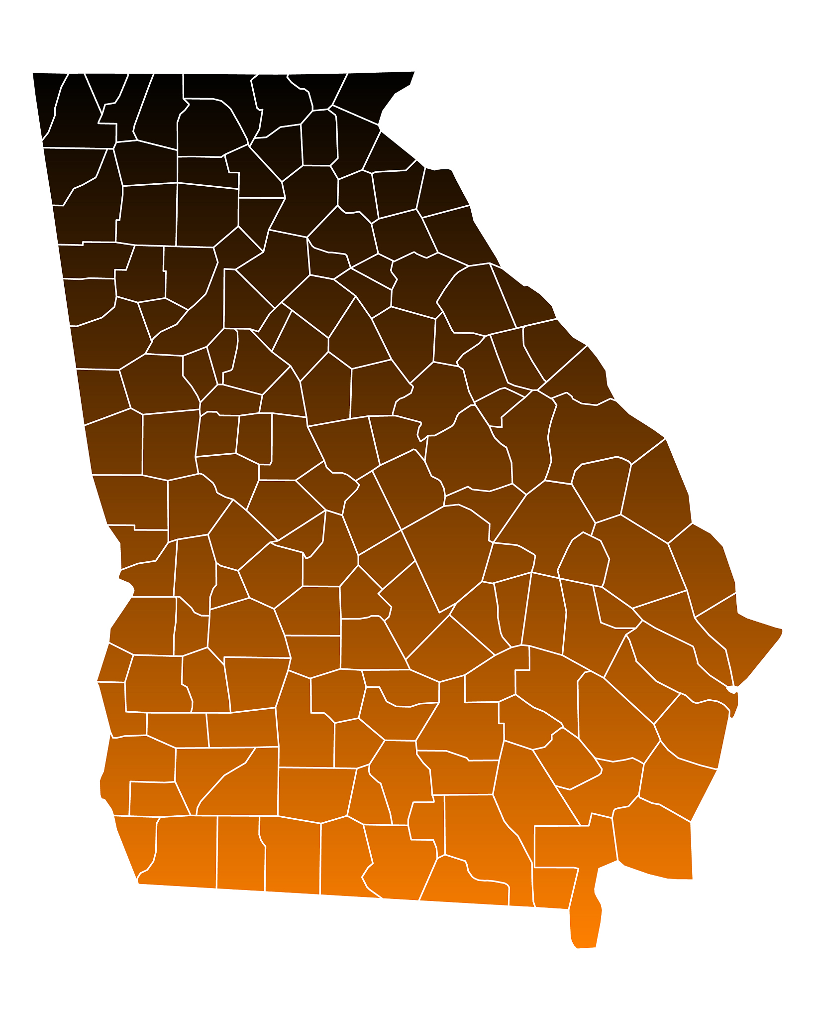 map of georgia