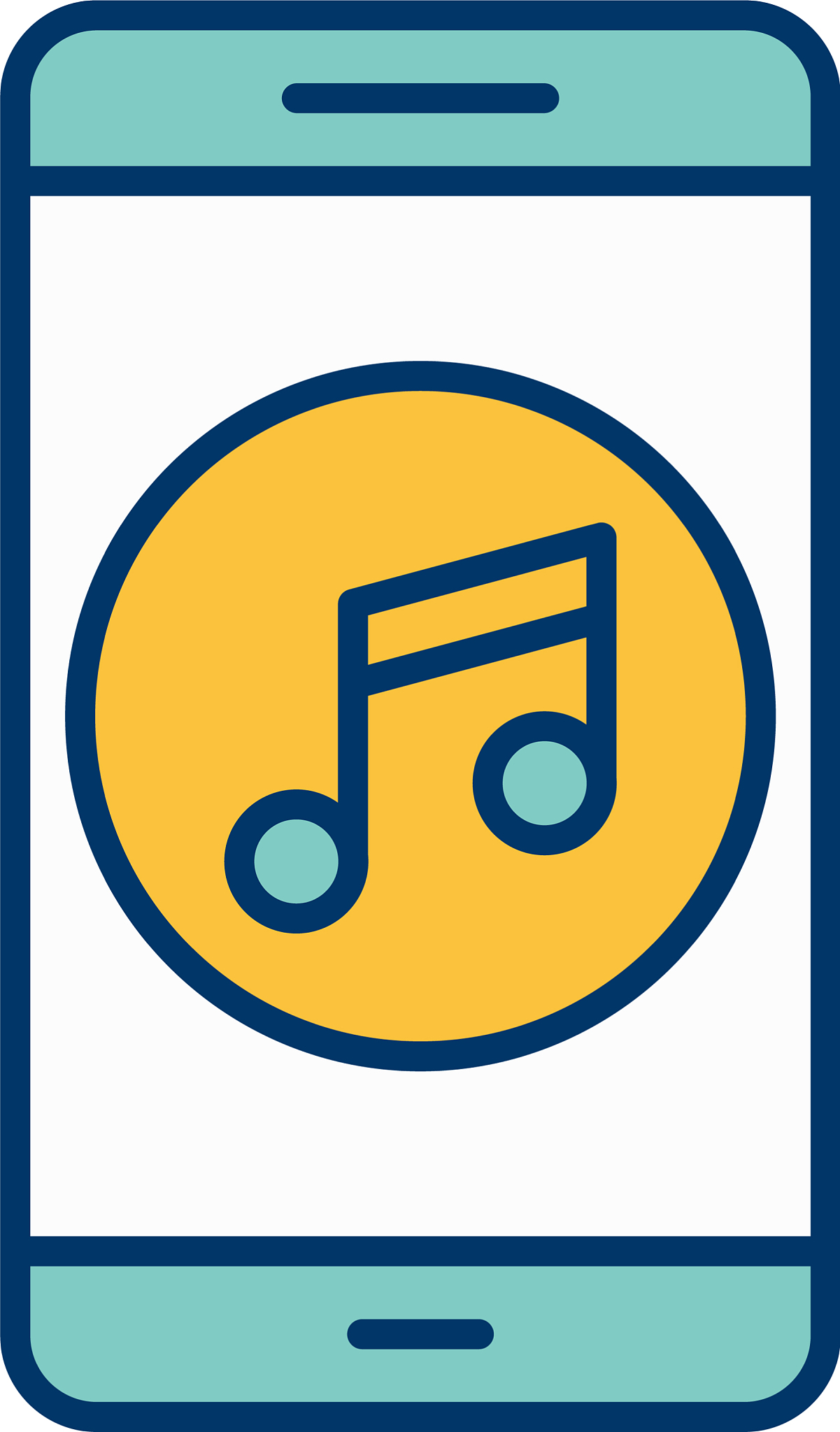 music mobile application icon