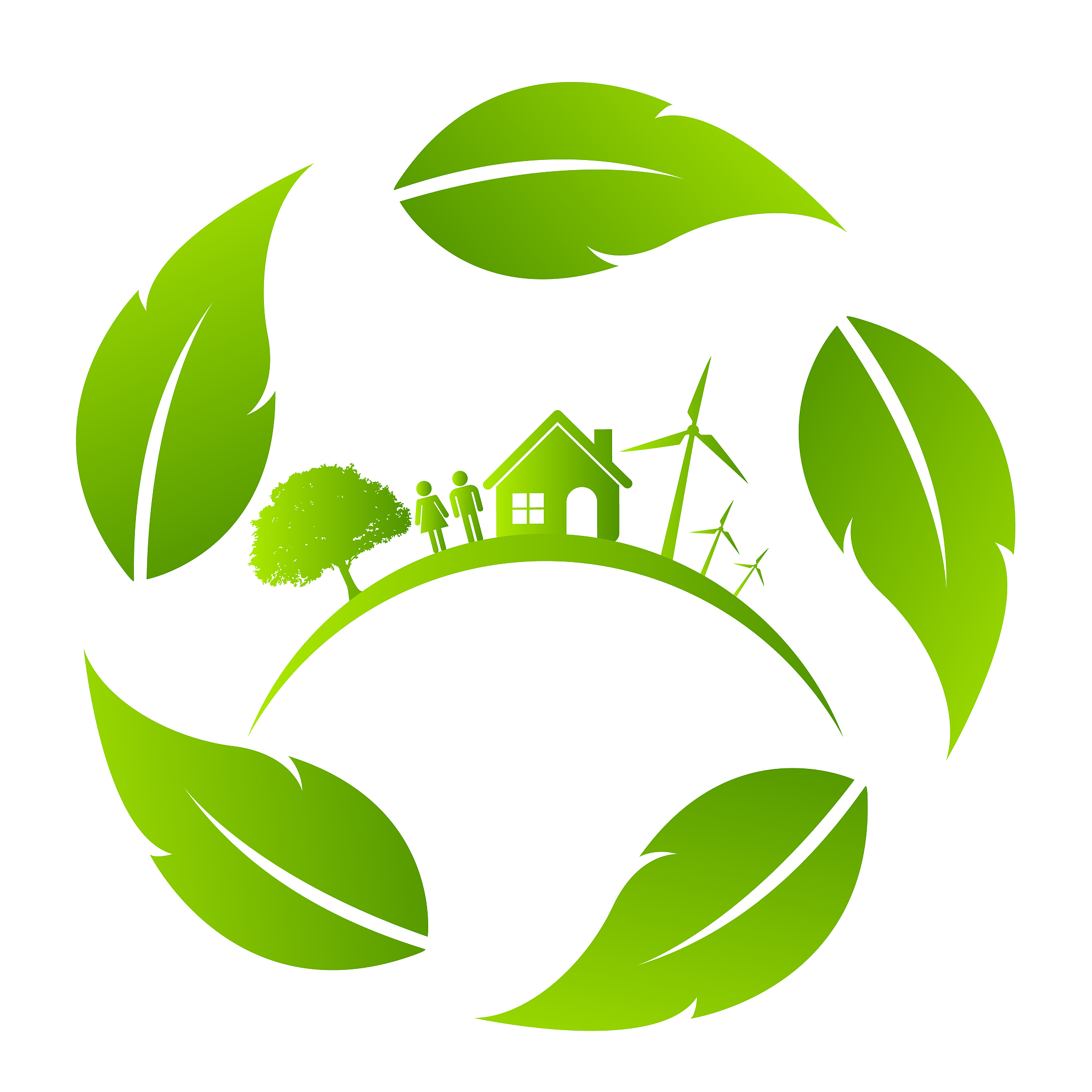 ecology concept  clean energy, save nature green environmentally