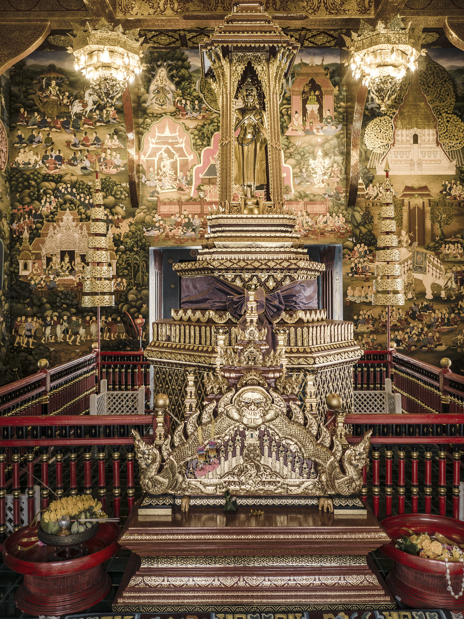 sao inthakhin temple in chiang mai thailand