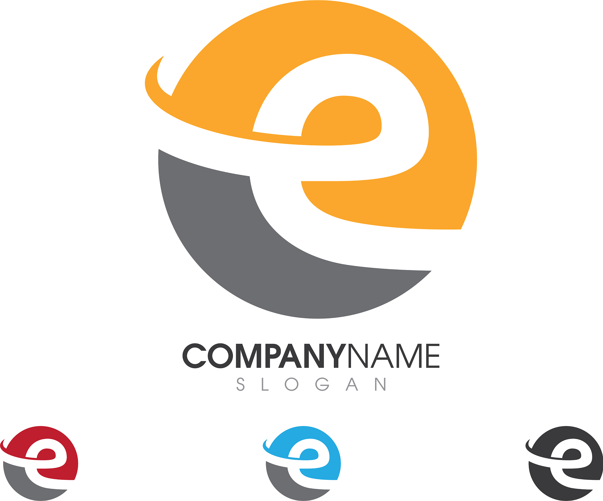 e letter logo