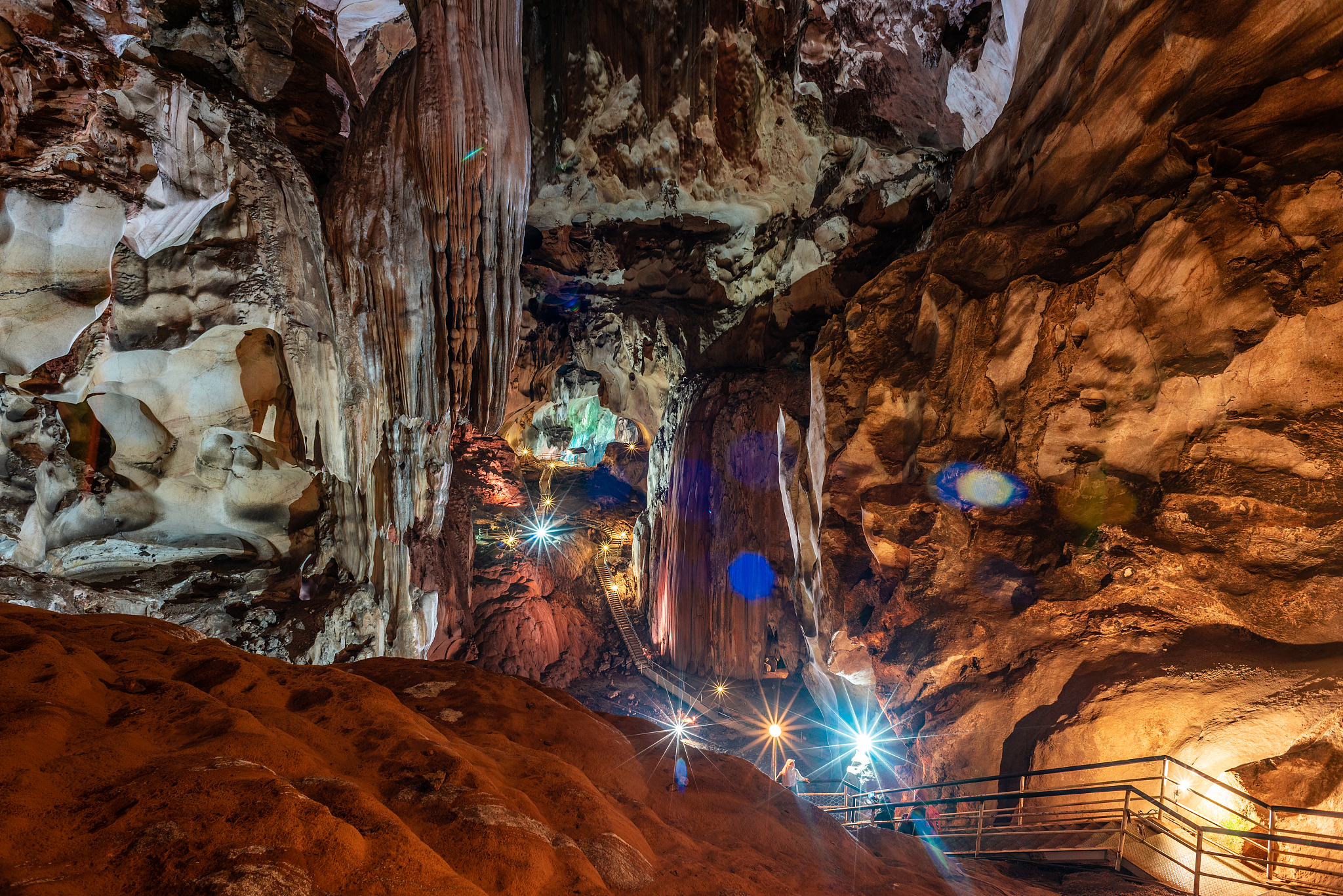 view of cave