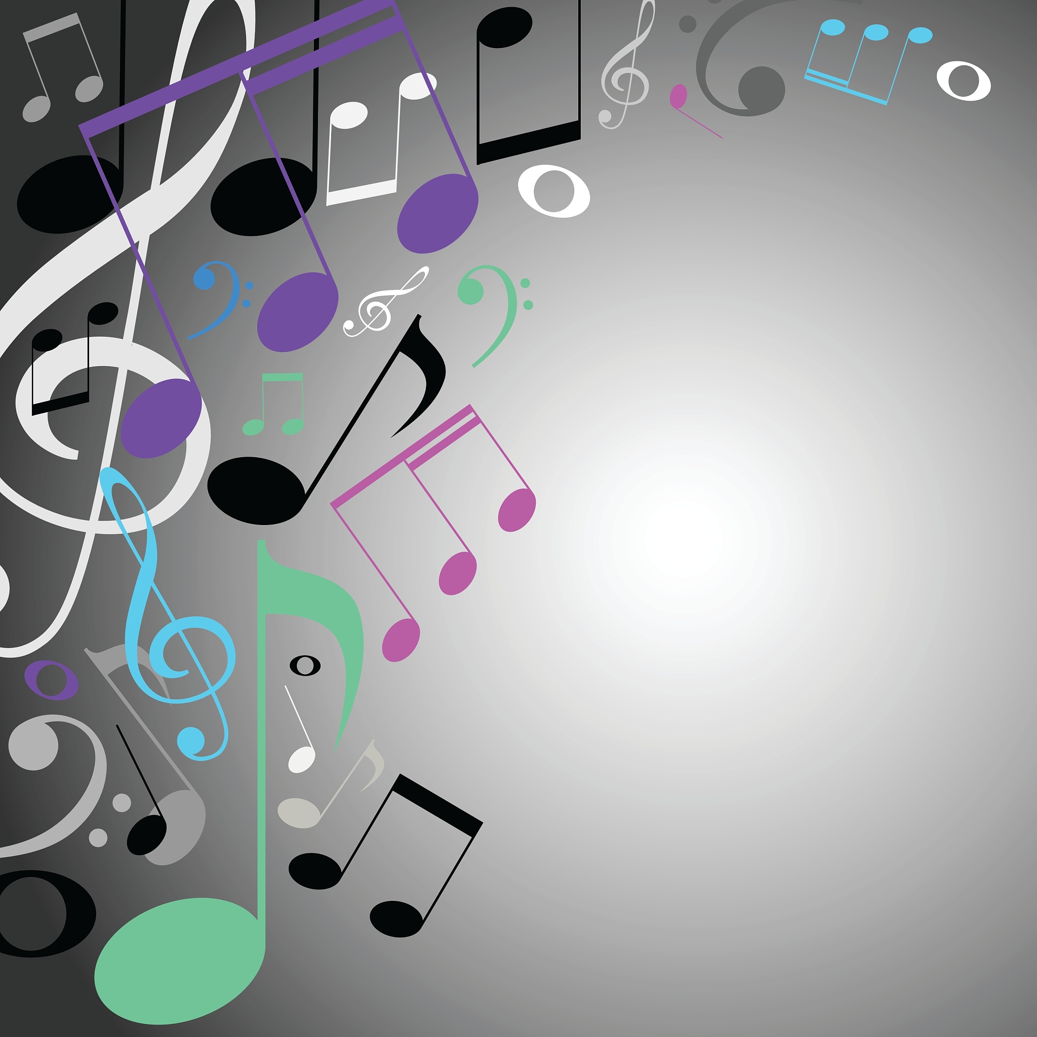 musical background note