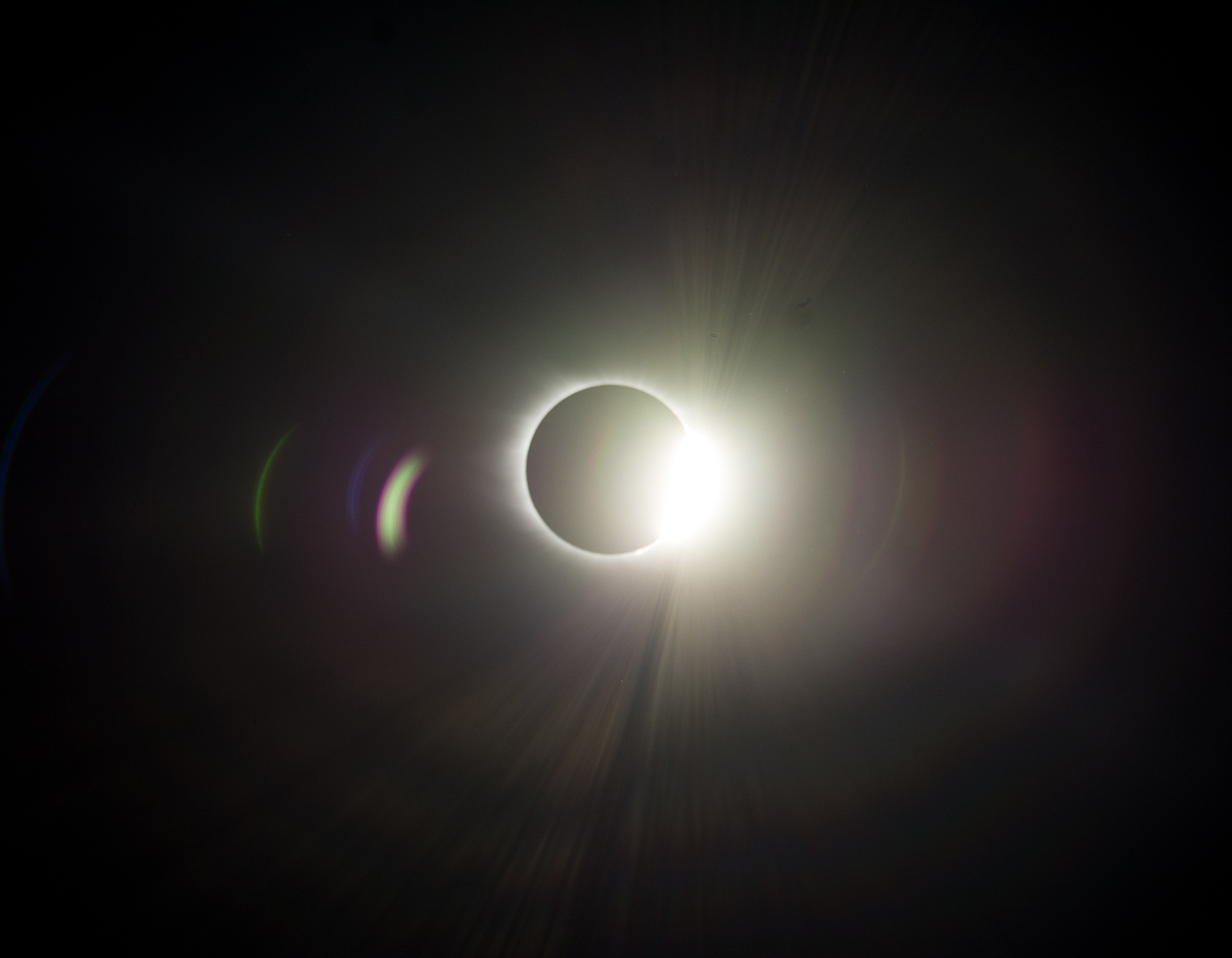total eclipse of the sun