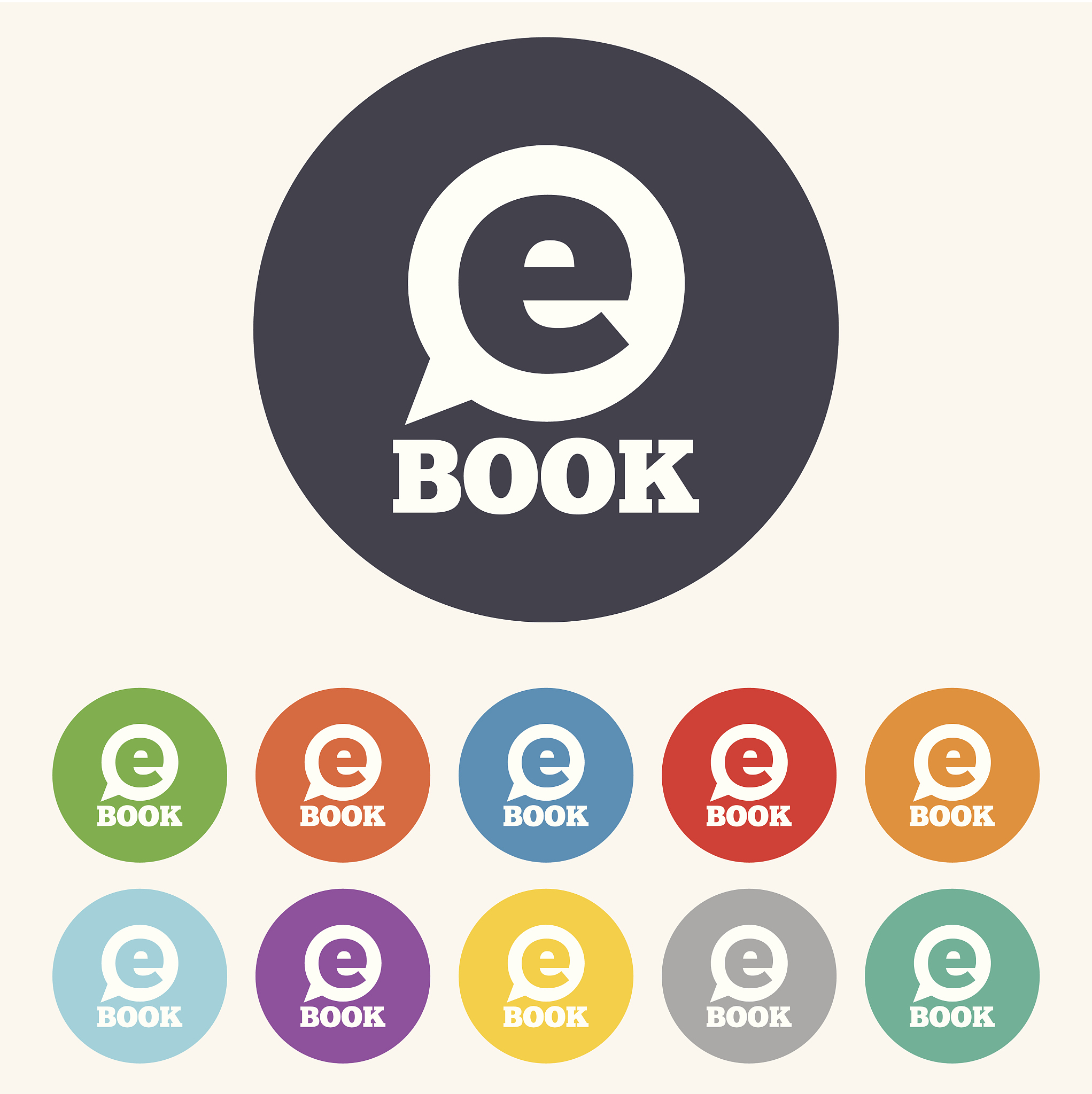e-book sign icon. electronic book symbol.