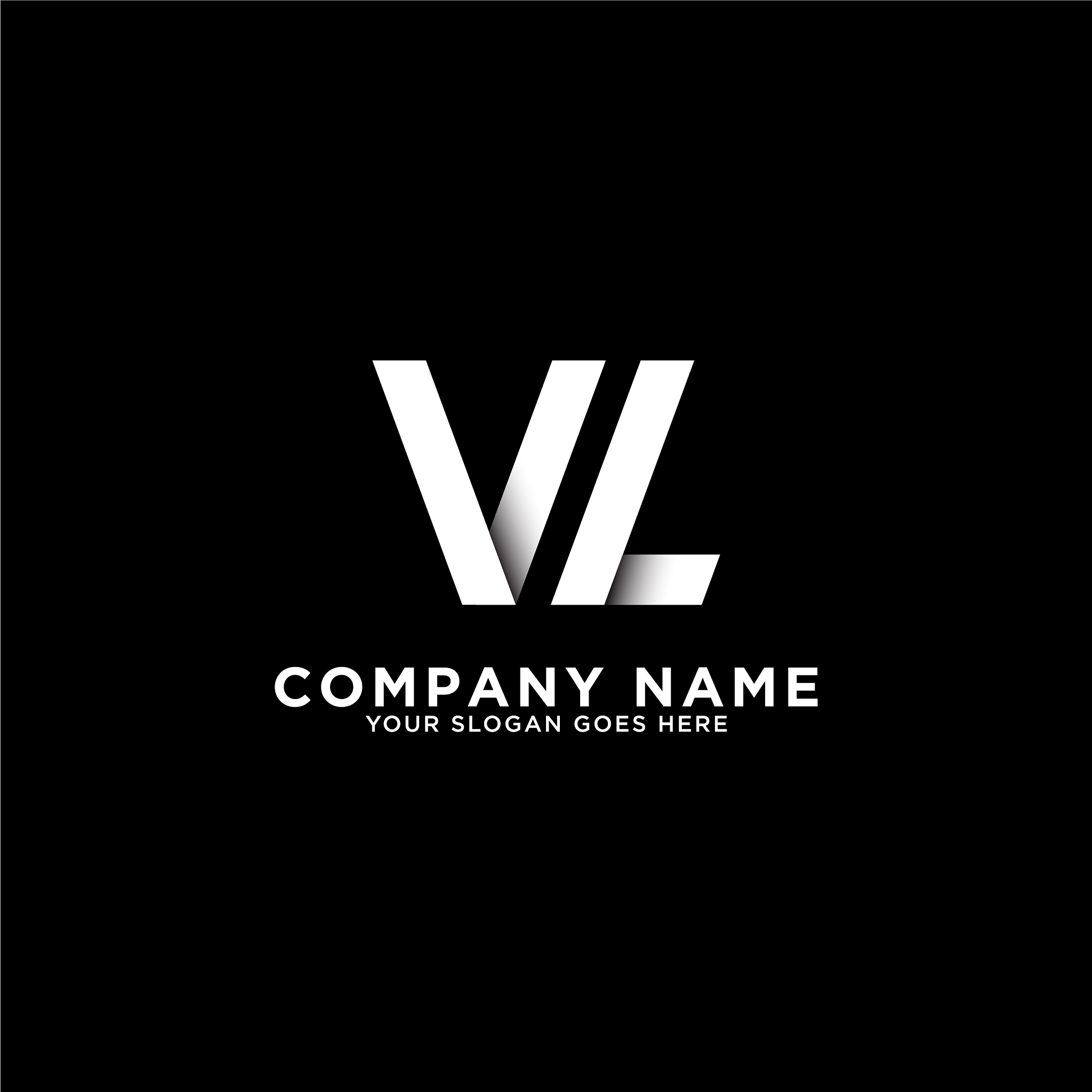 vl letter logo designs clean and clever logo