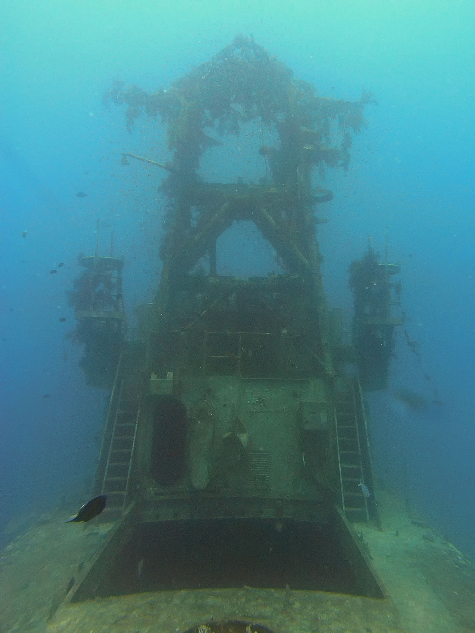 the wreck of the satil patrol boat in eilat, israel