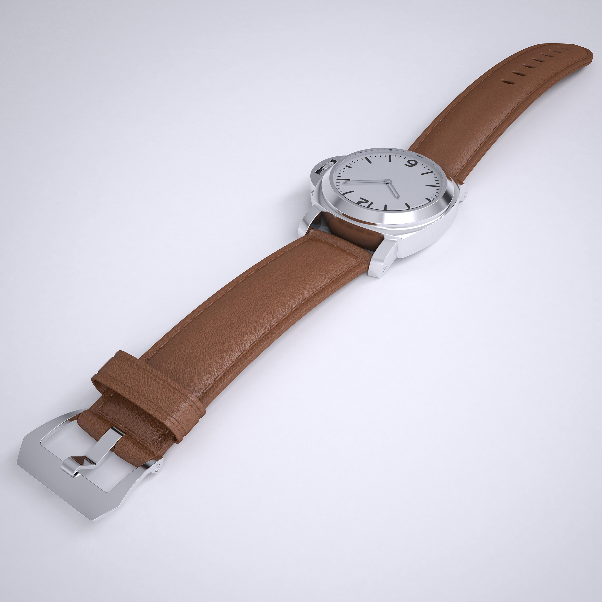 Crazy Horse Leather Watch Roll - 4 Watches - Vintage Deep Brown