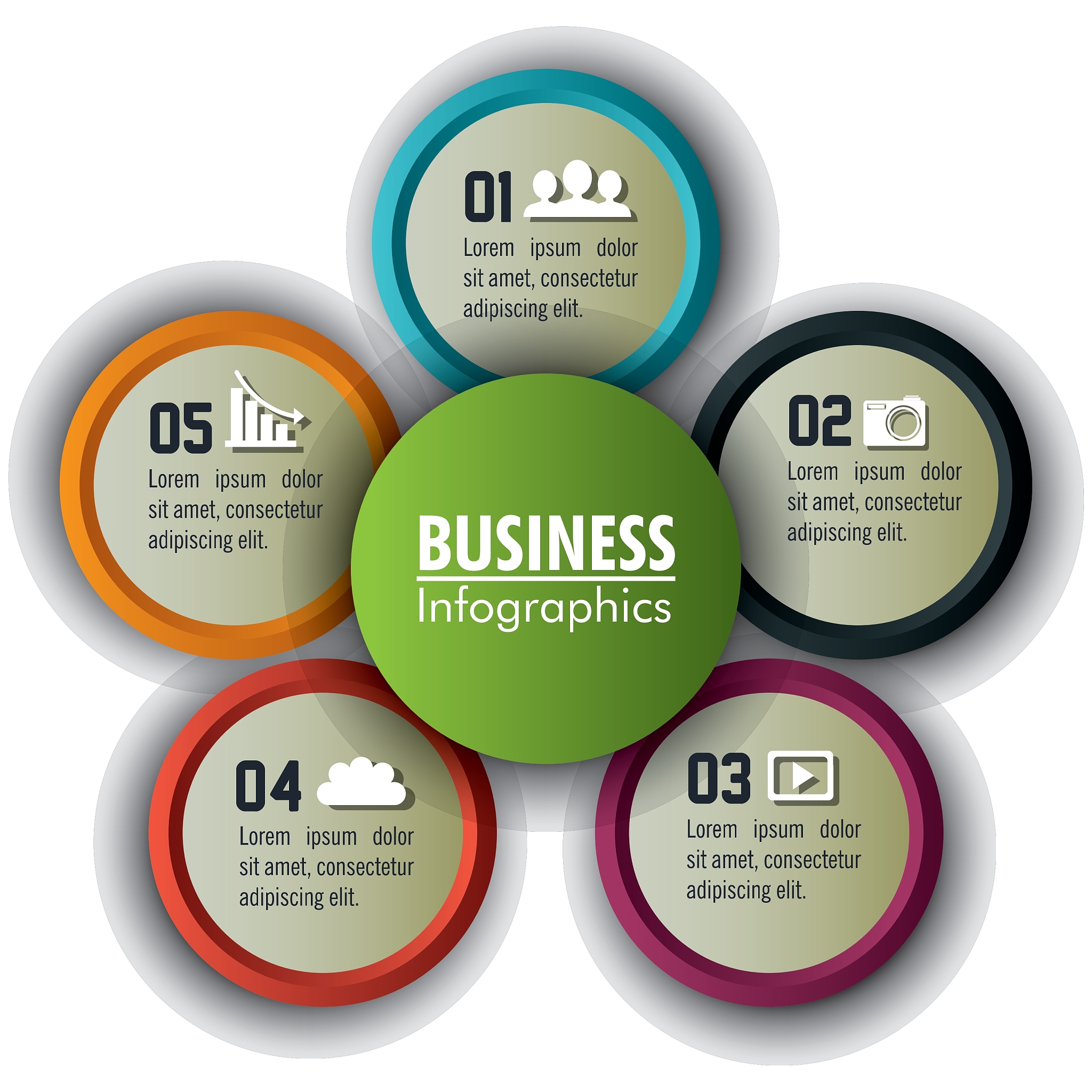 business infographic design