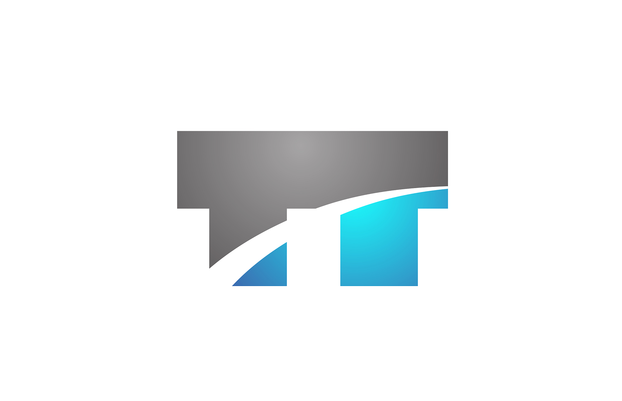 alphabet letter tt t t logo company icon design