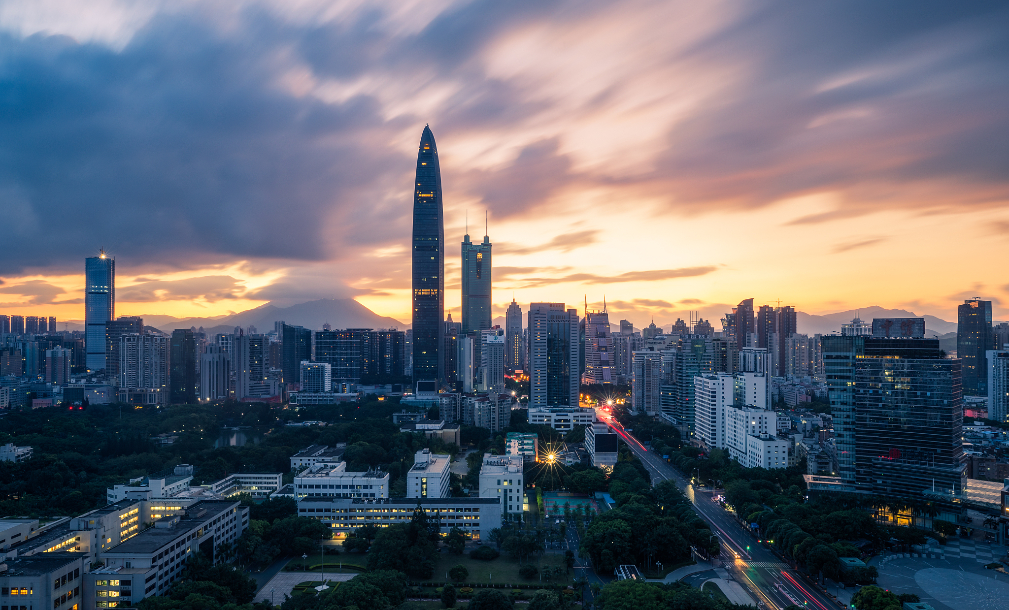 深圳的日出
