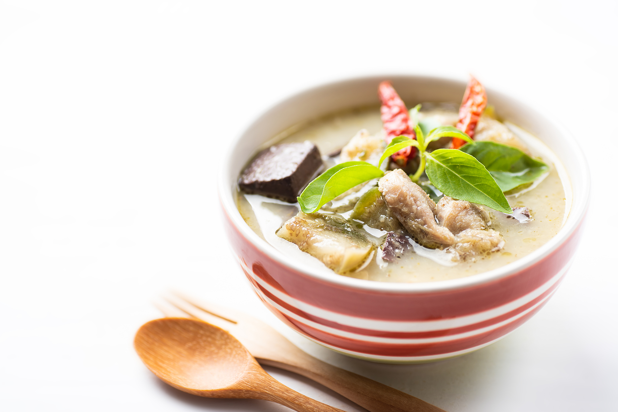 green curry chicken, thai food