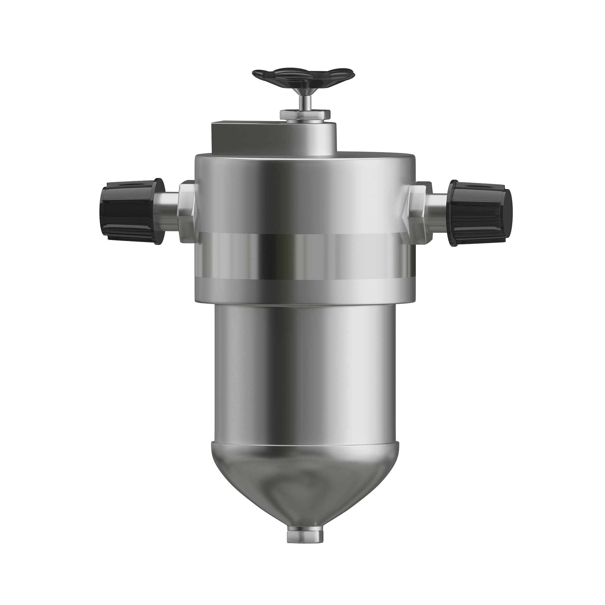 3d illustration industrial part filter