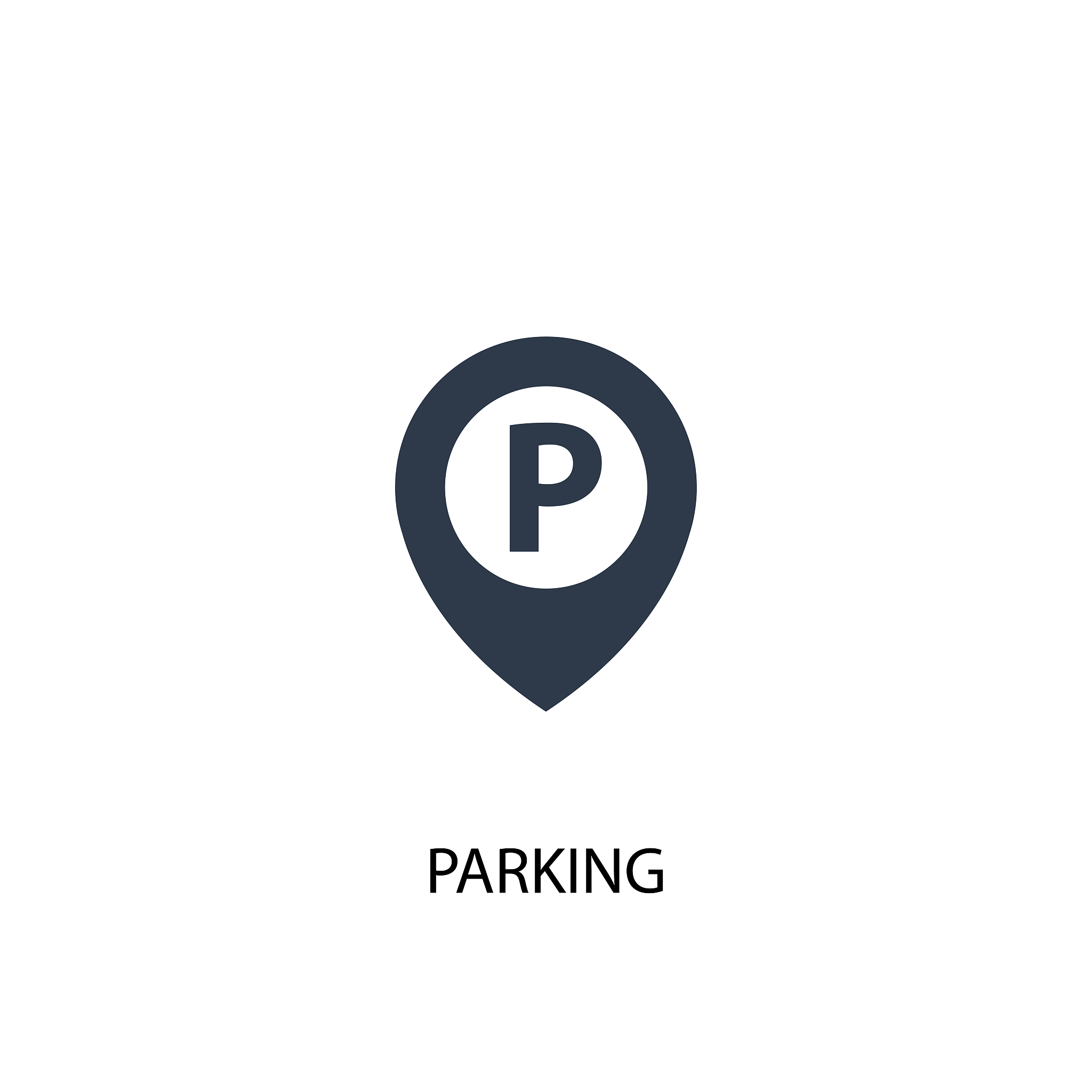 parking creative icon. simple element illustration