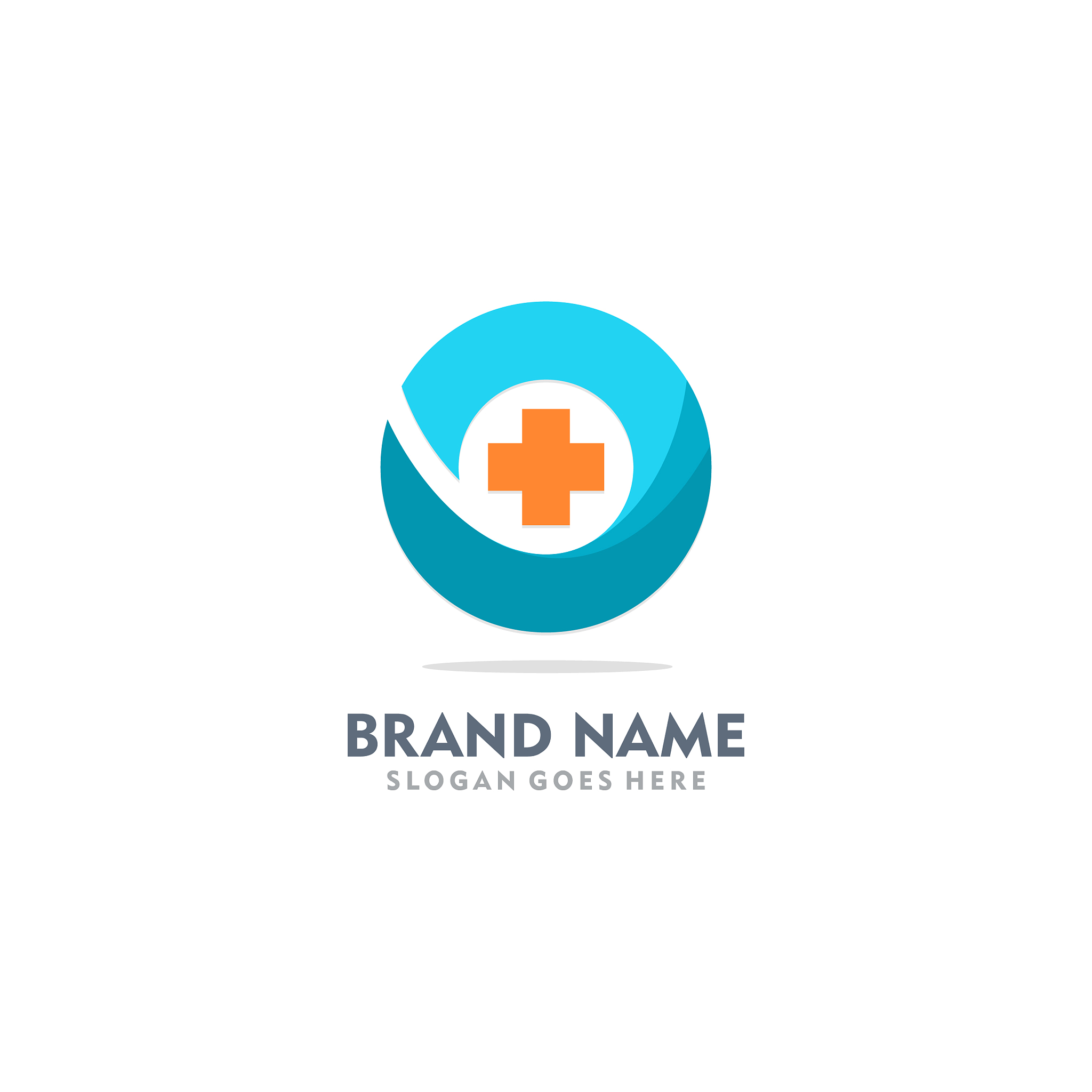 round medic cross logo