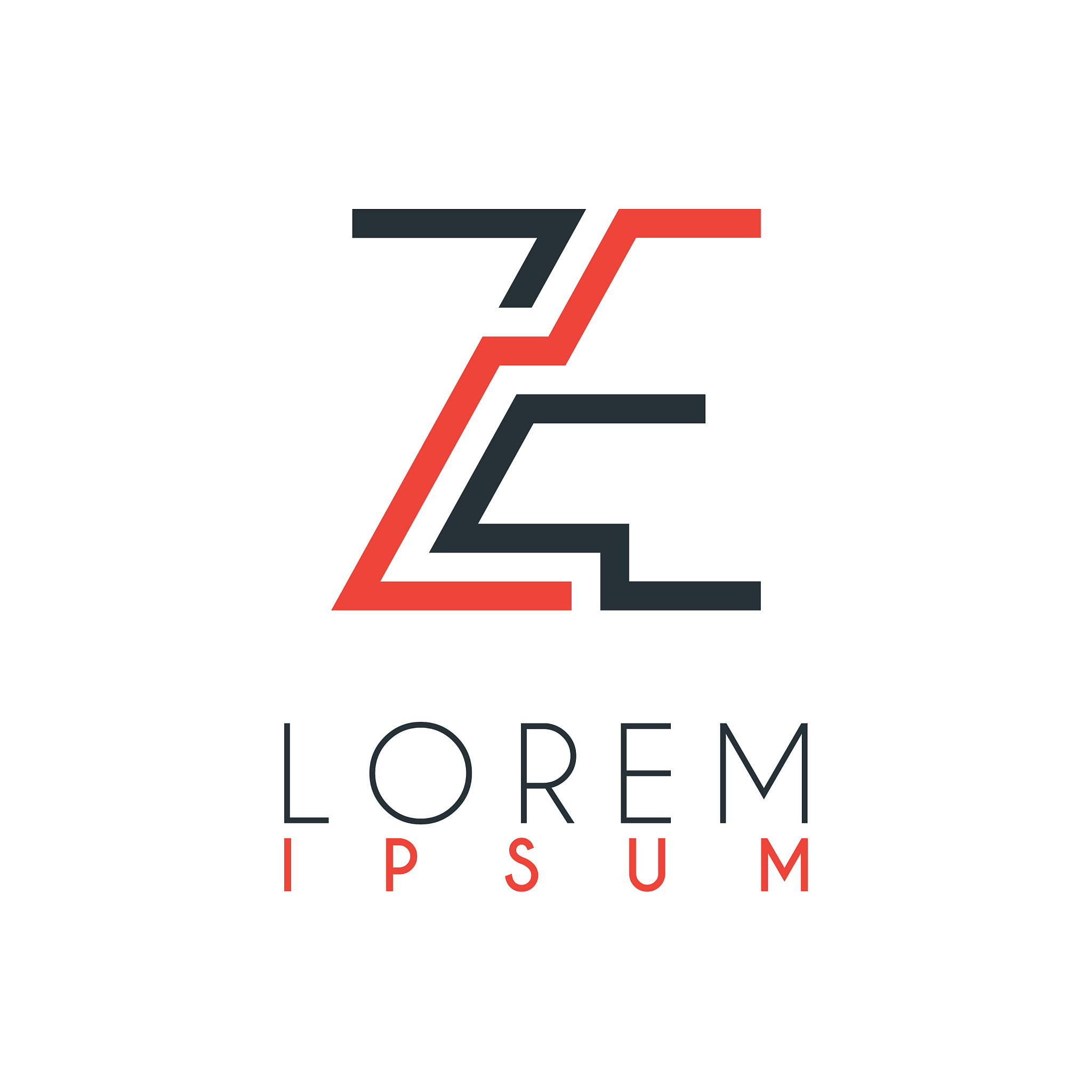 the logo between letter z and letter e or ze