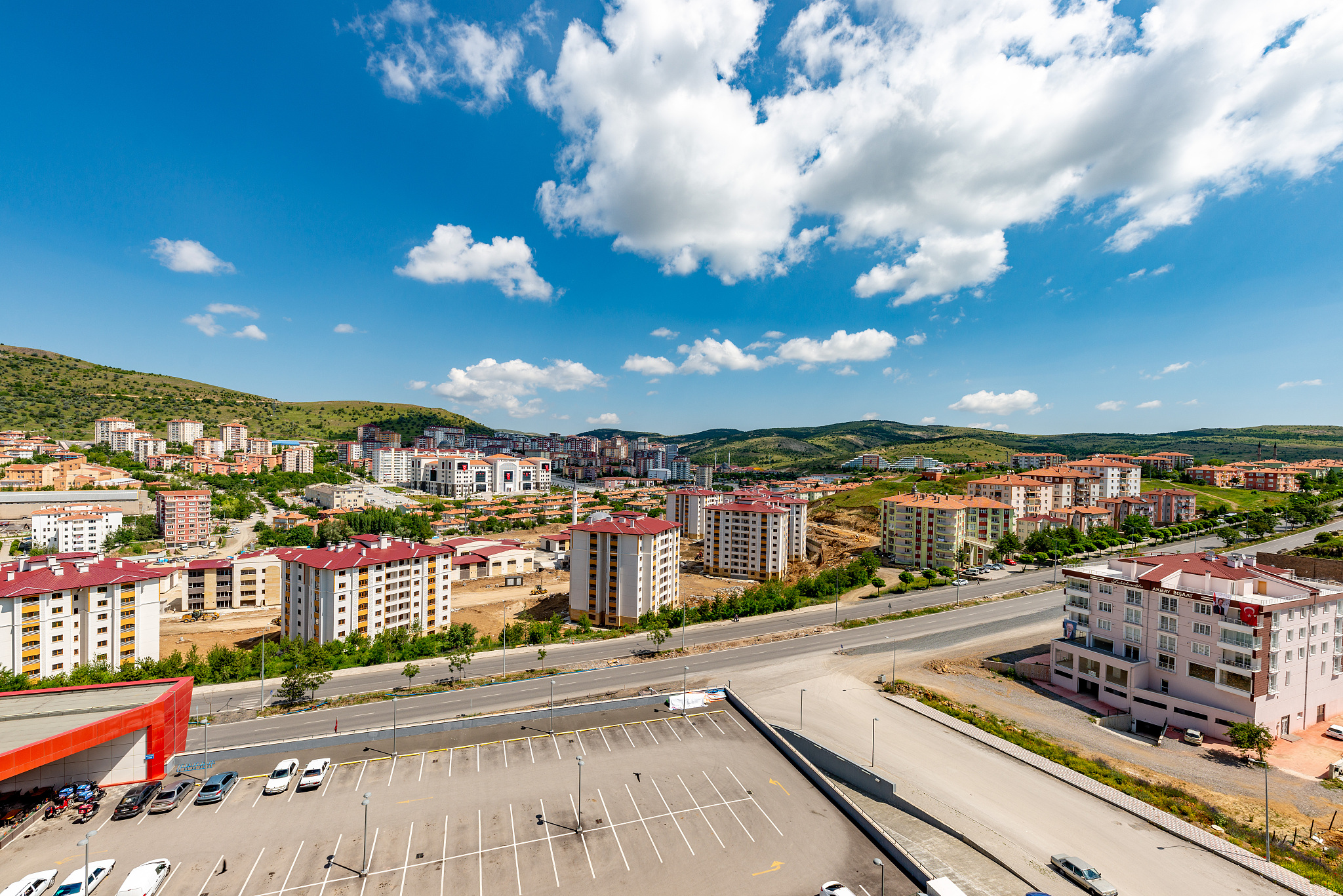 yozgat - turkey. june 09, 2018. yozgat city view