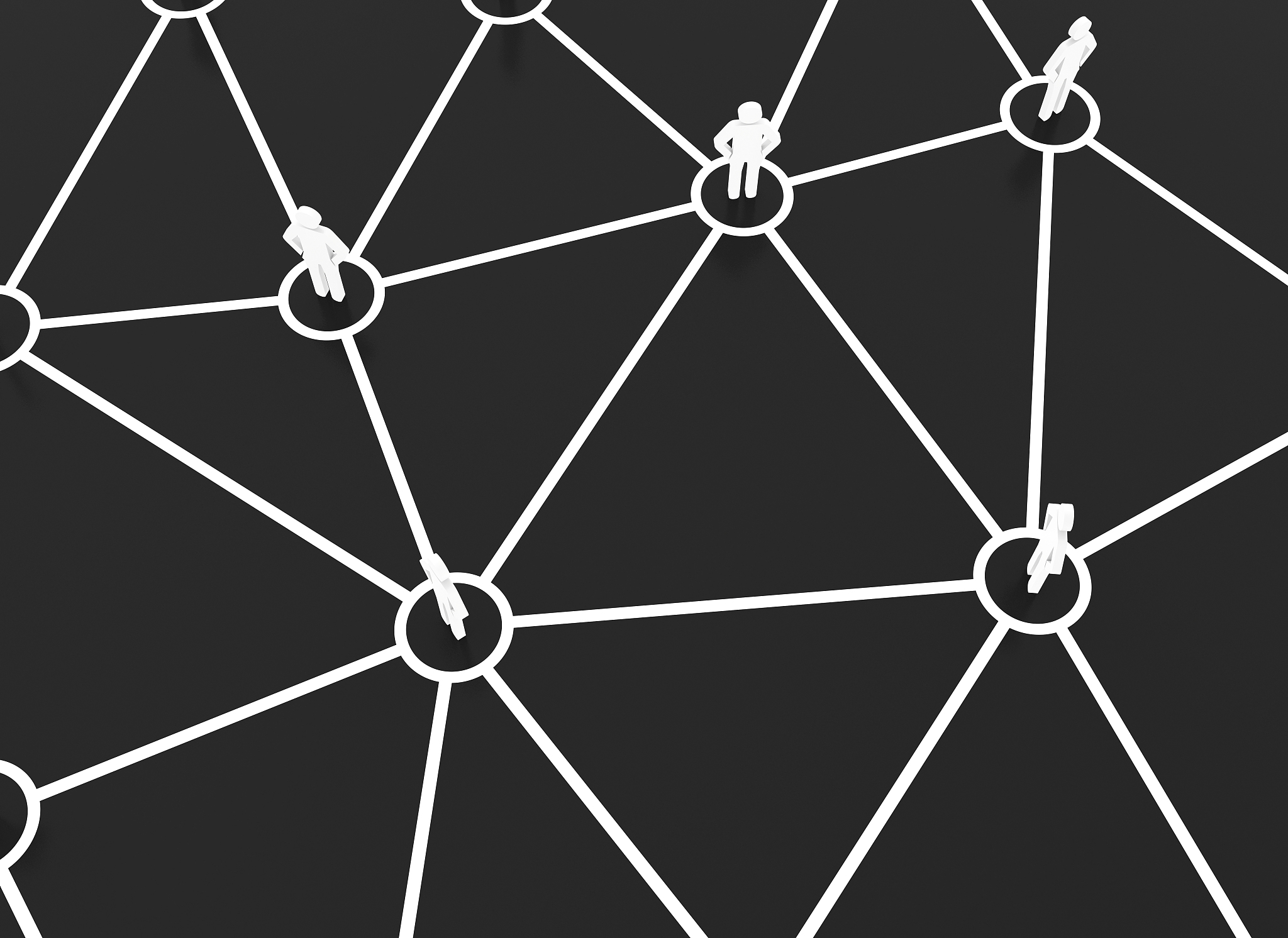 group of people talking on global social networks