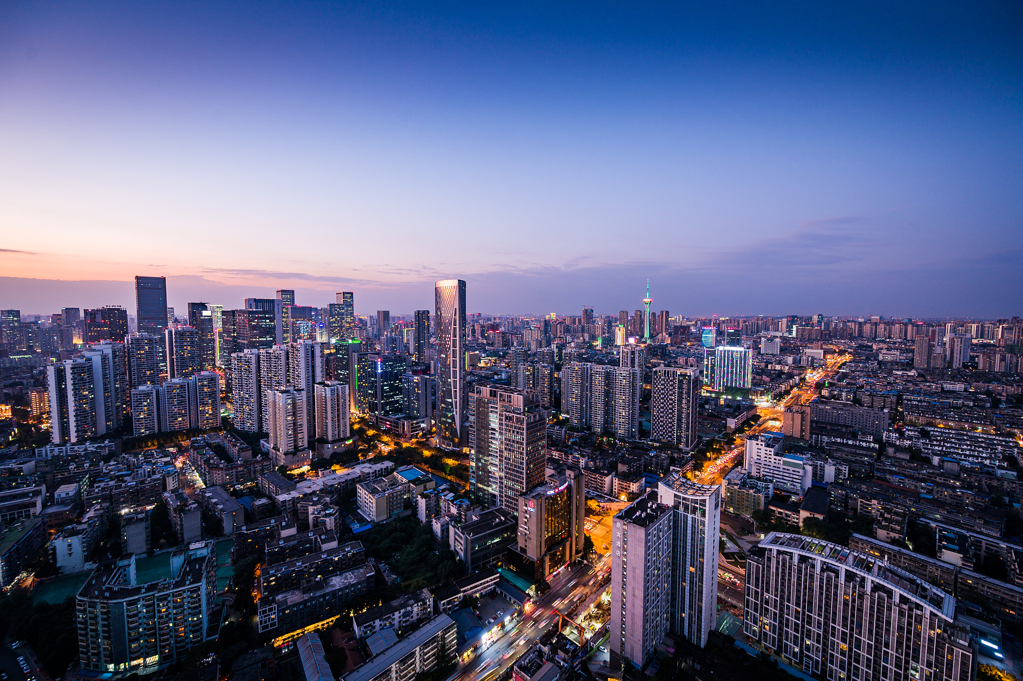 成都夜景