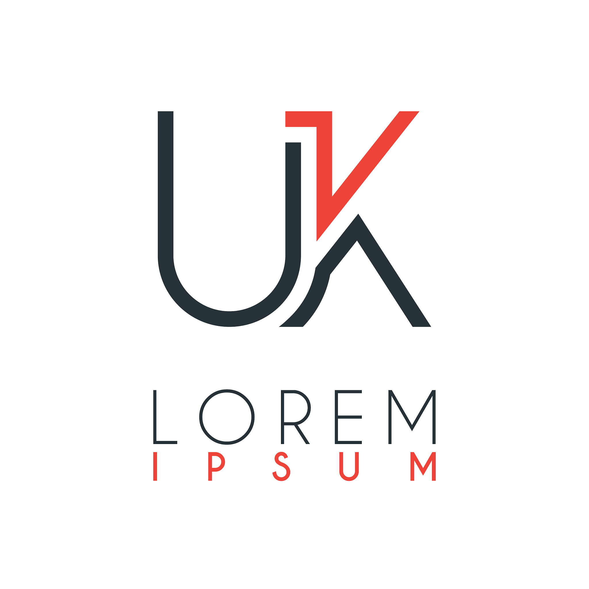 the logo between letter u and letter k or uk