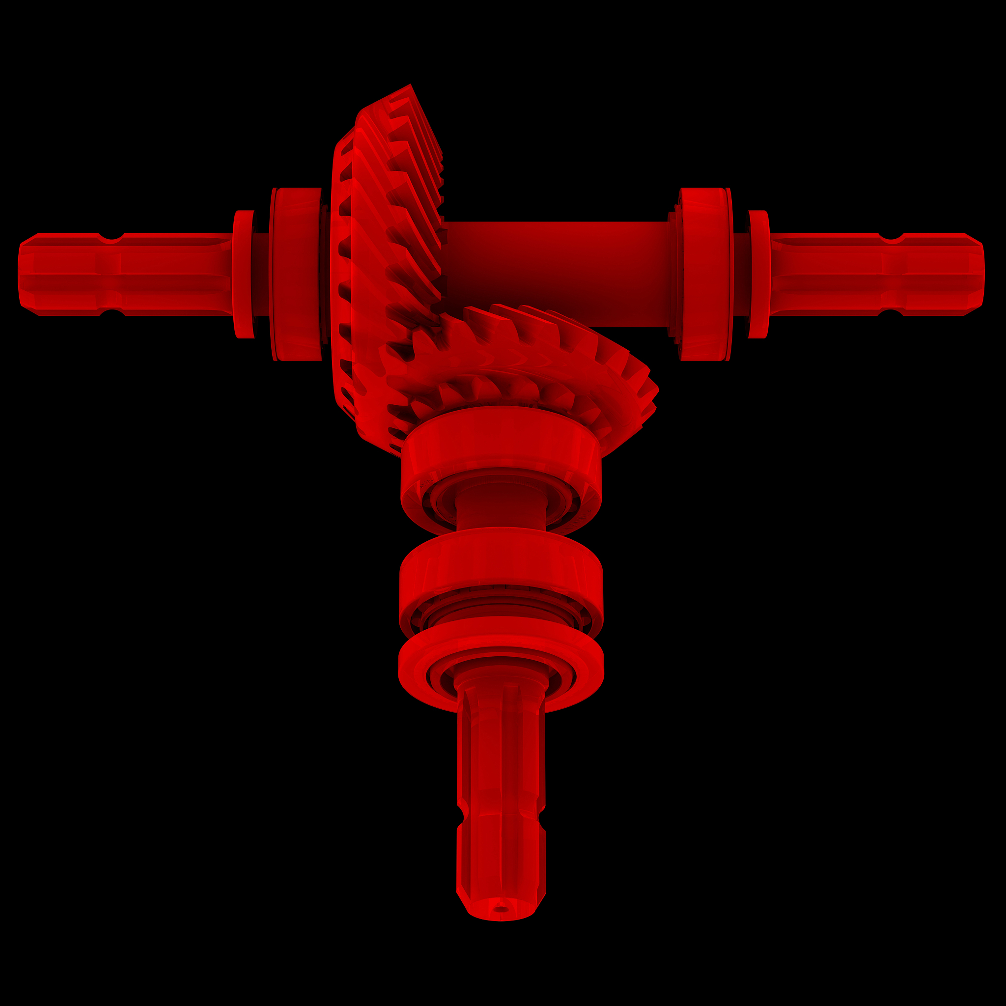 齿轮轴的上端与转向柱内的转向轴相连因此转向盘的旋转将引起齿条的横向移动从而实现对前轮的操纵。优化这段话