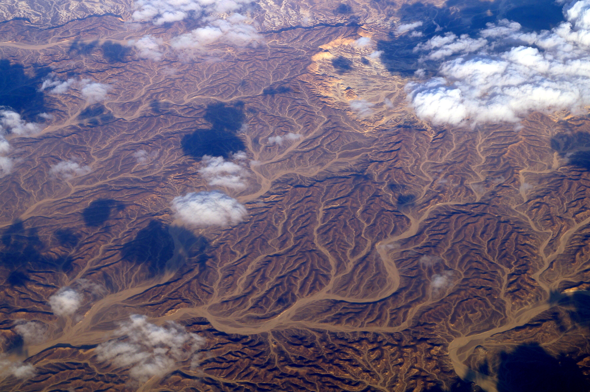aerial shot of landscape