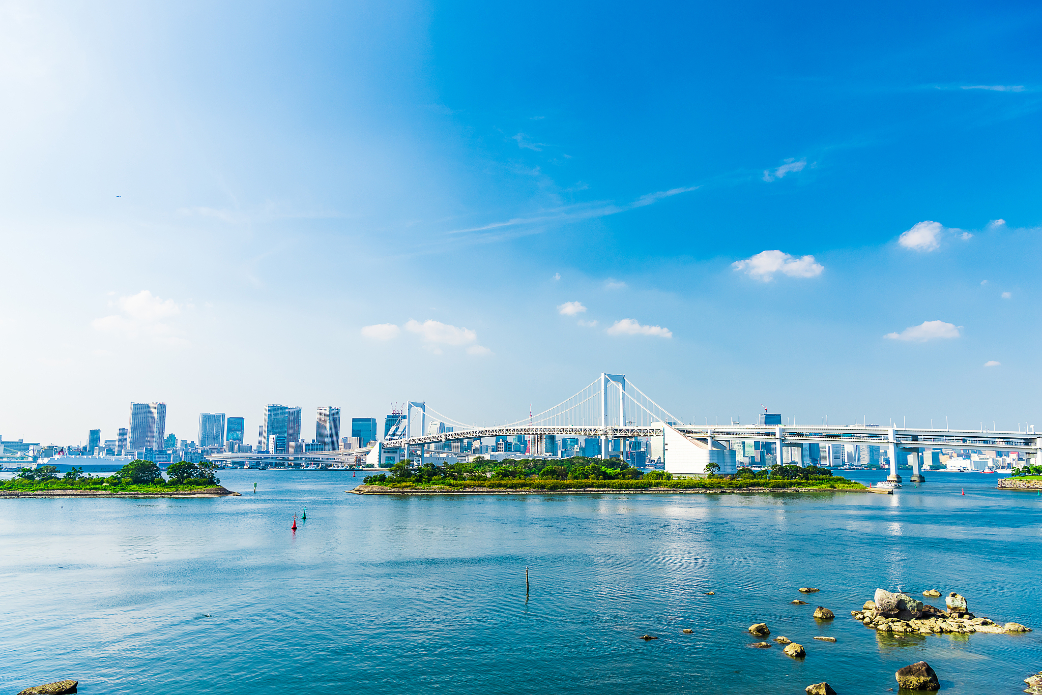 tokyo city skyline , japan.