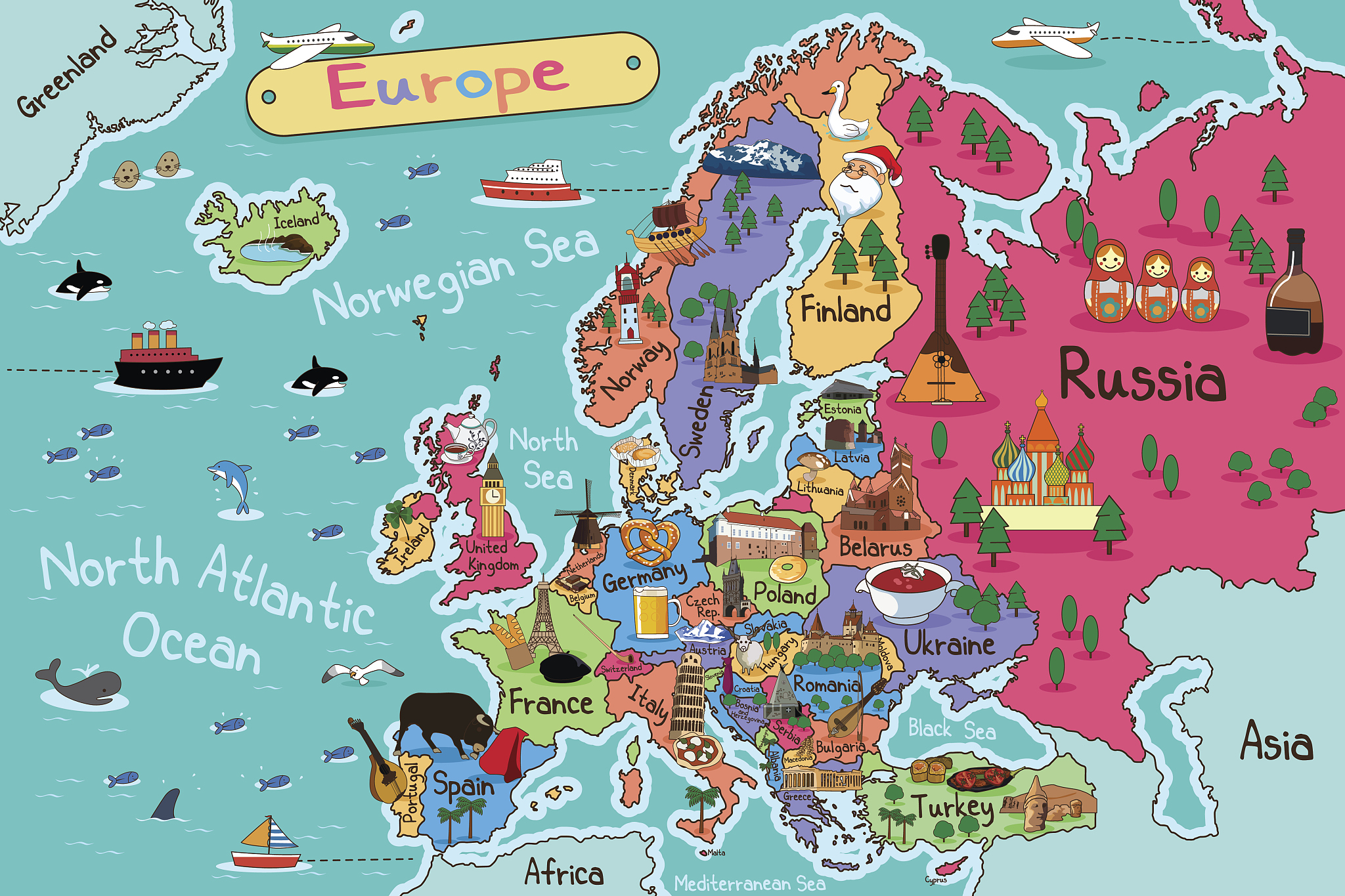 europe map