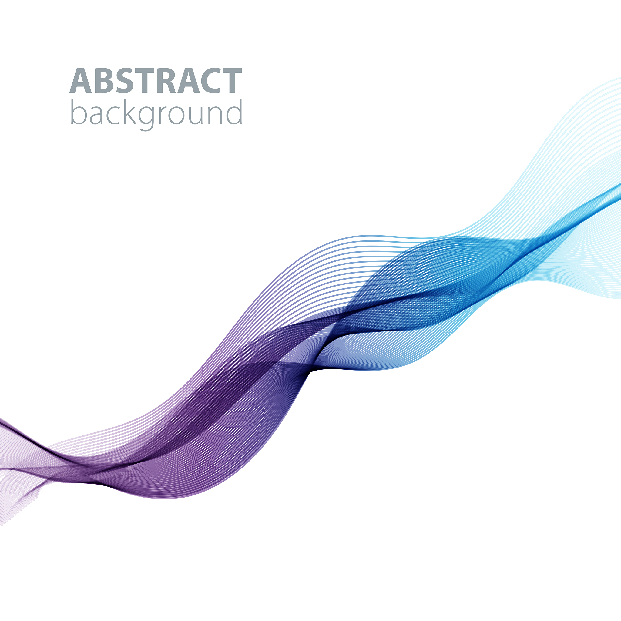 blue abstract waves background, waved lines for brochure, websit