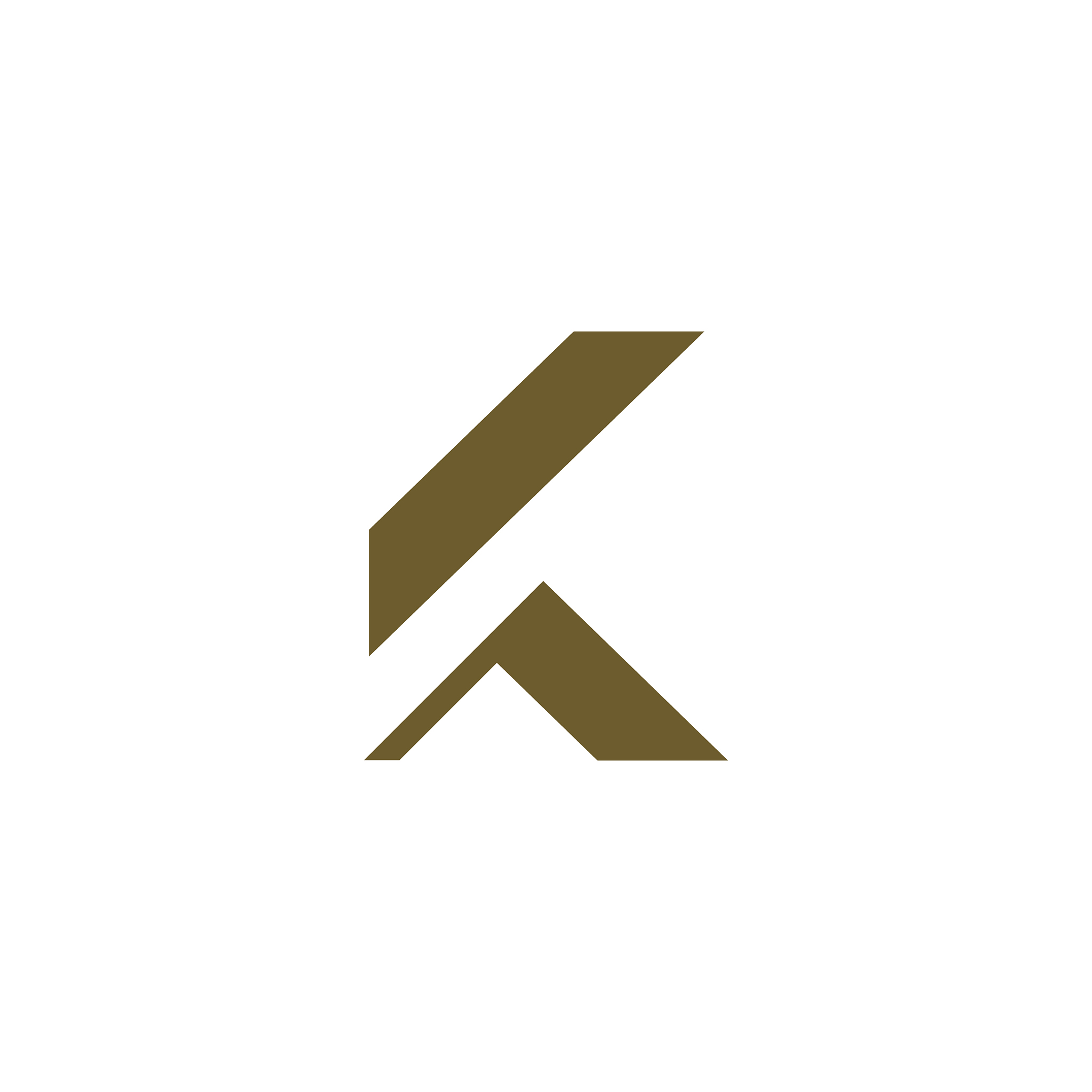 initial letter k logo design template