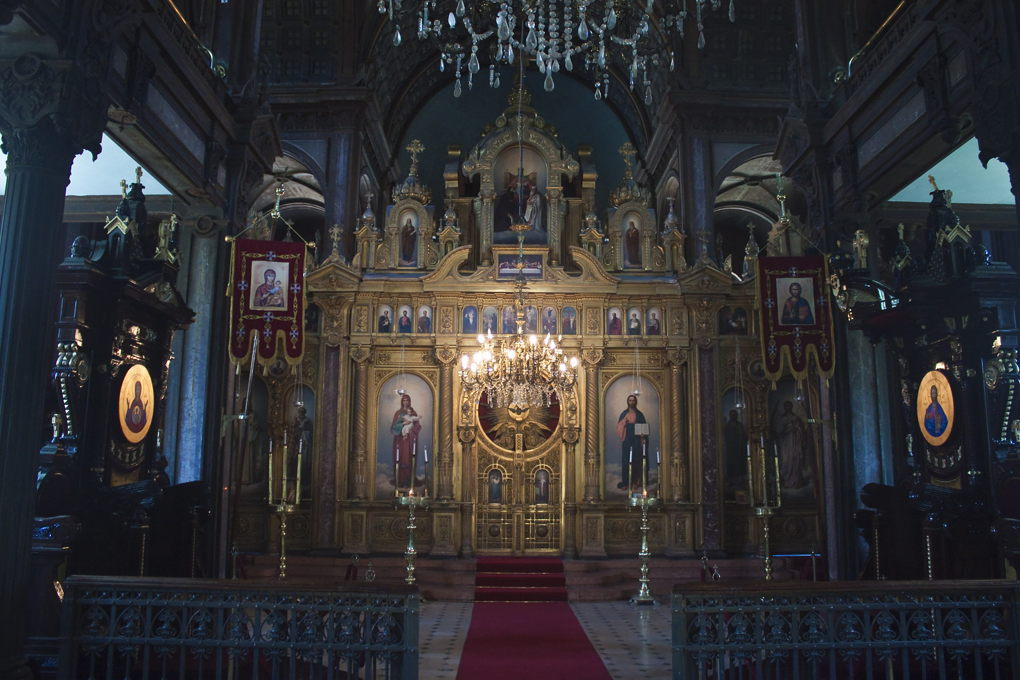 interior of orthodox church in istanbul