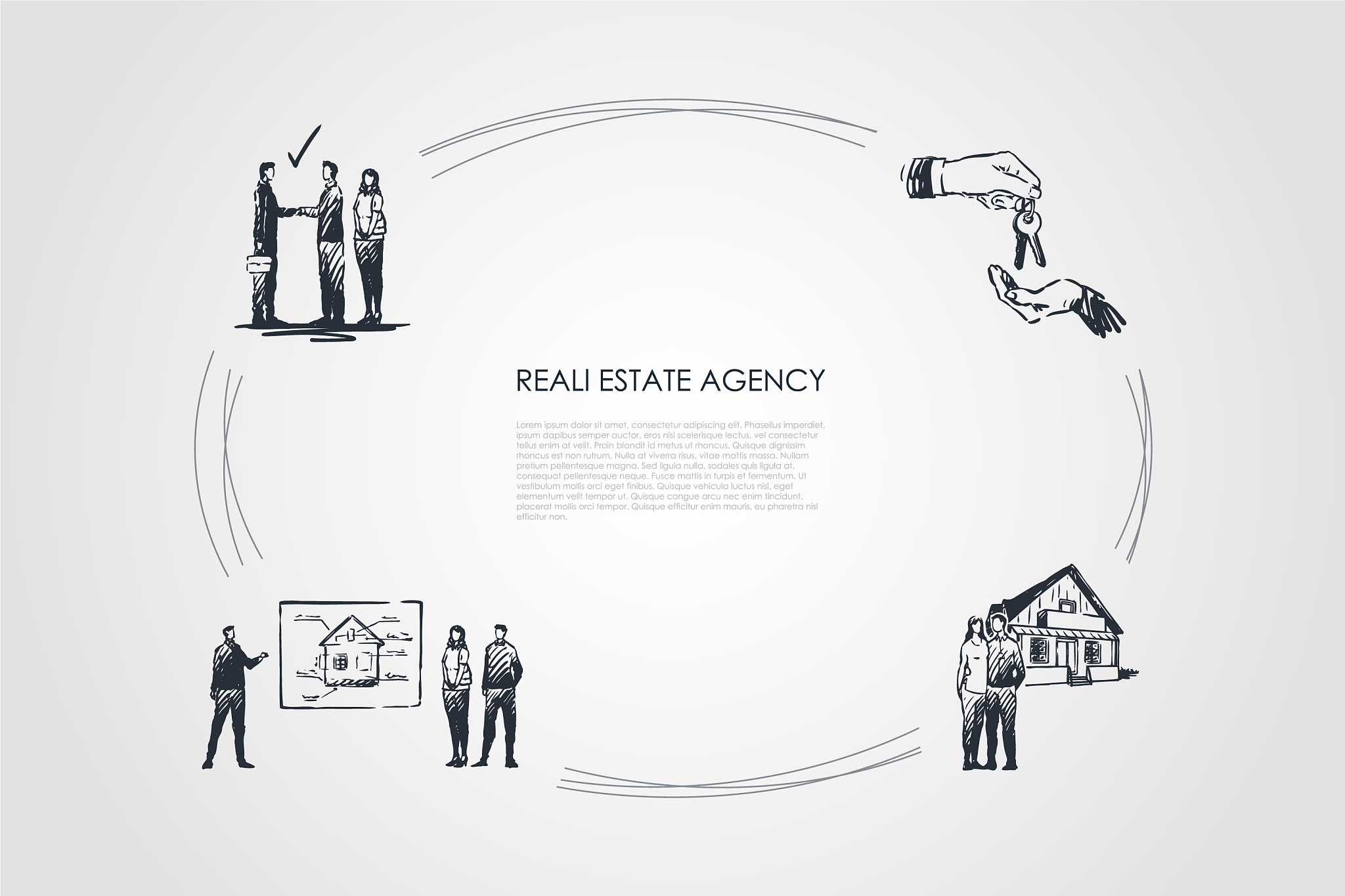 real estate agency - presentation of new apartment