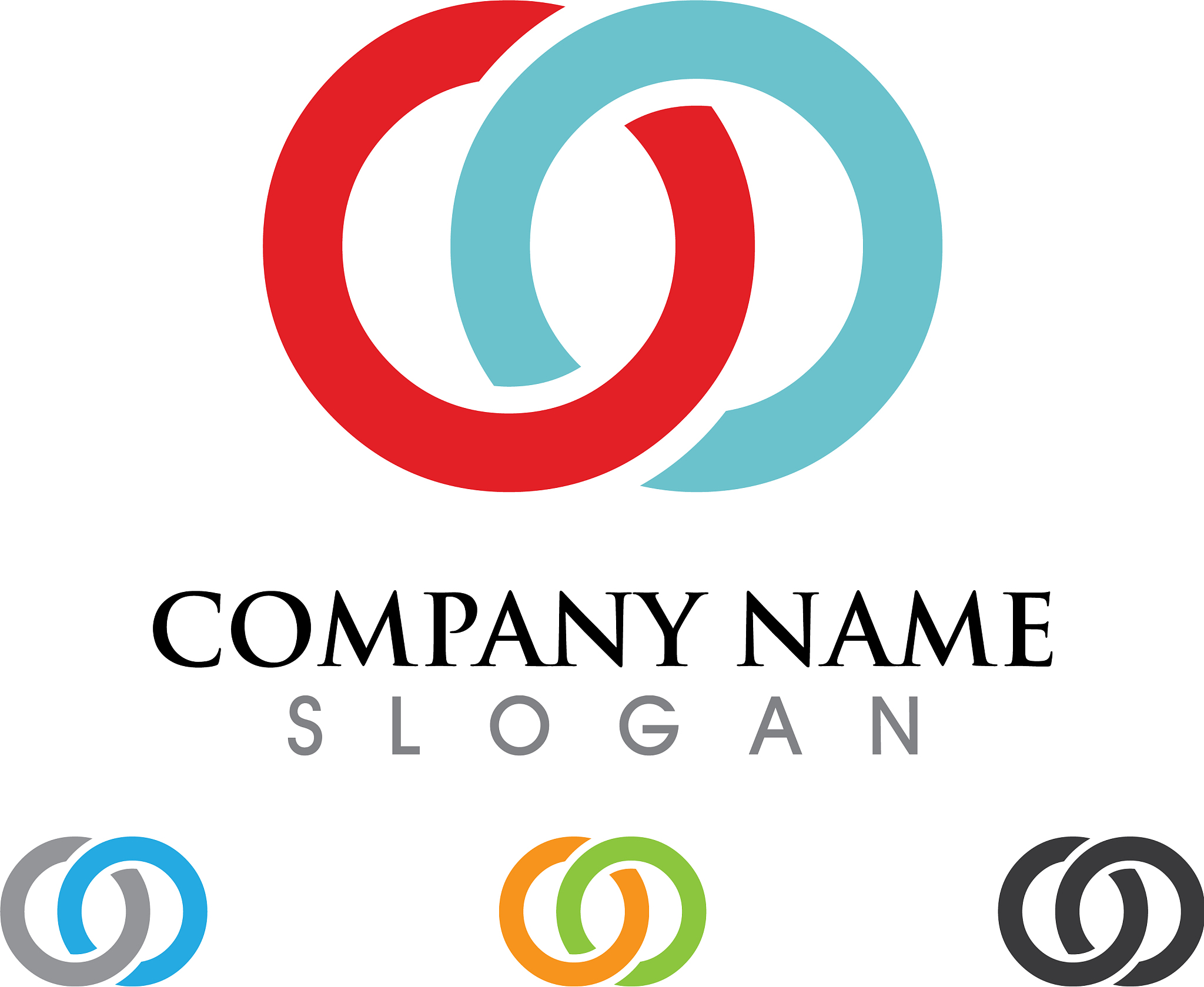 infinity logo template
