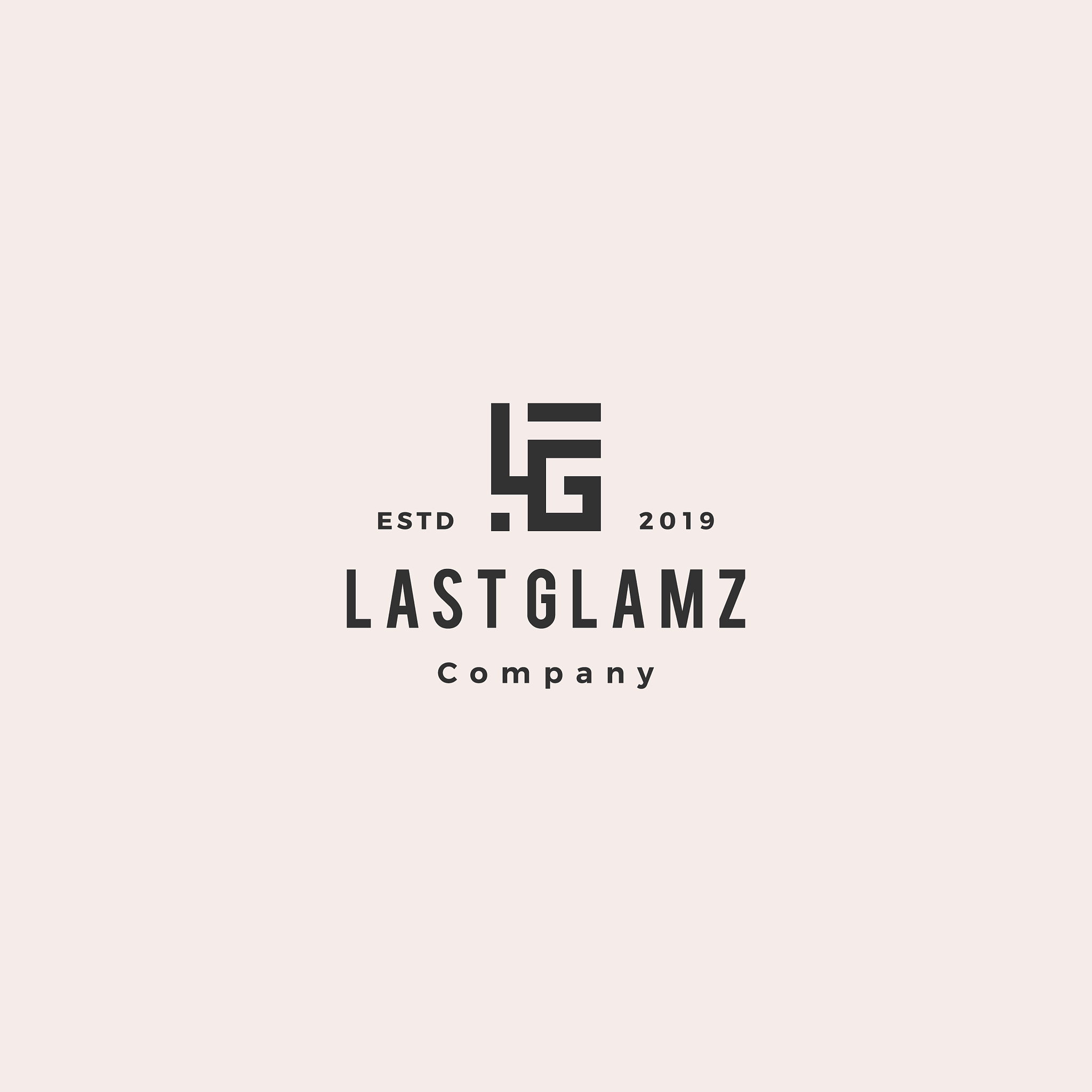 lg letter logo hipster vintage retro monogram