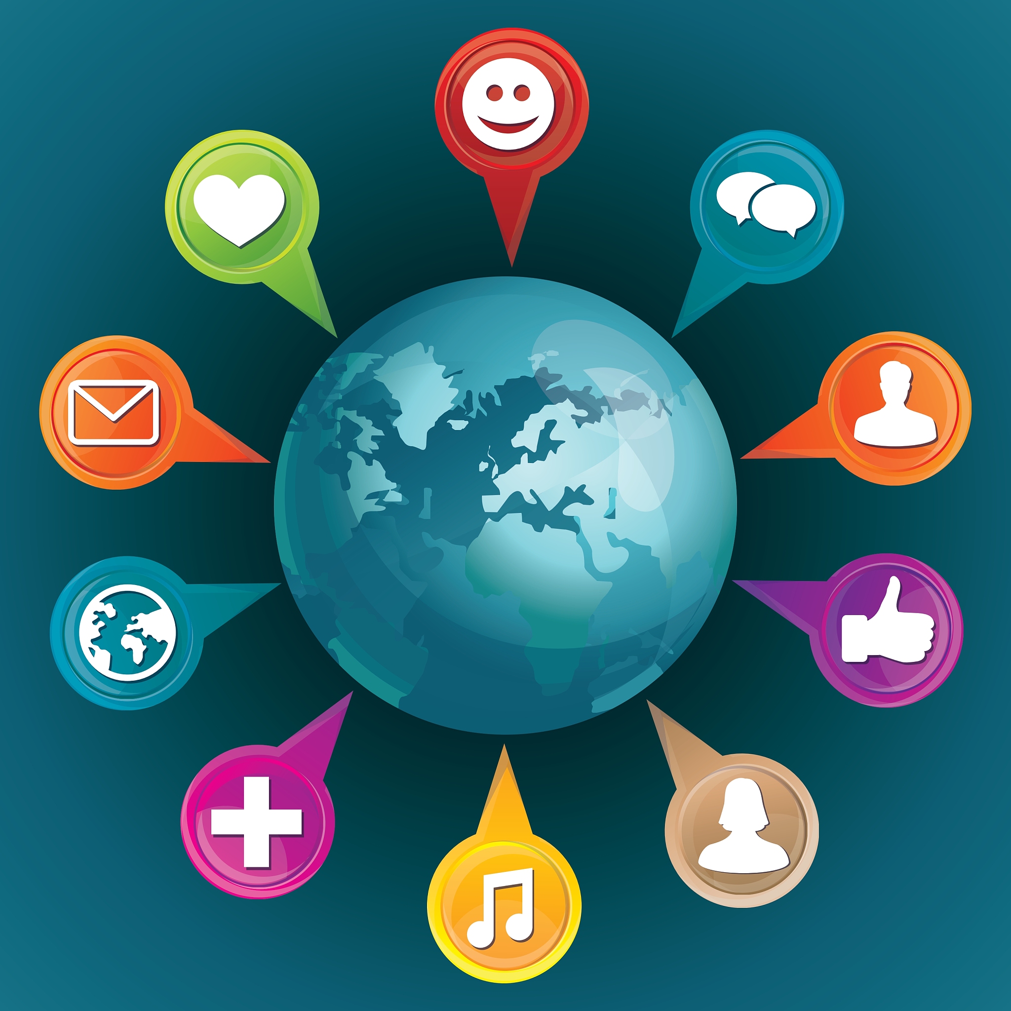 social media icons