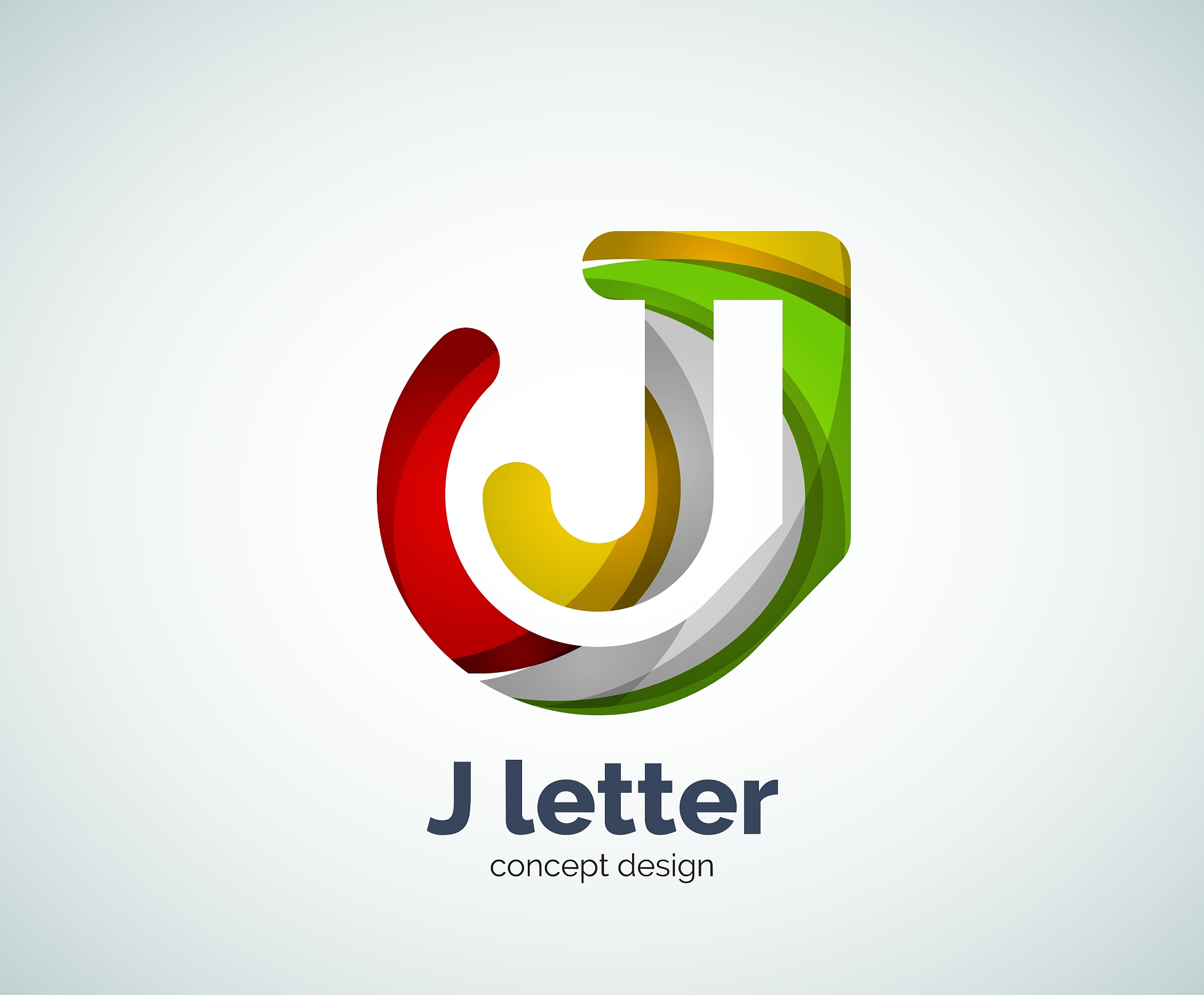 名称,英文字母j,商务,红色,多层效果,几何形状,概念,字母,信函,<strong>设计</strong>