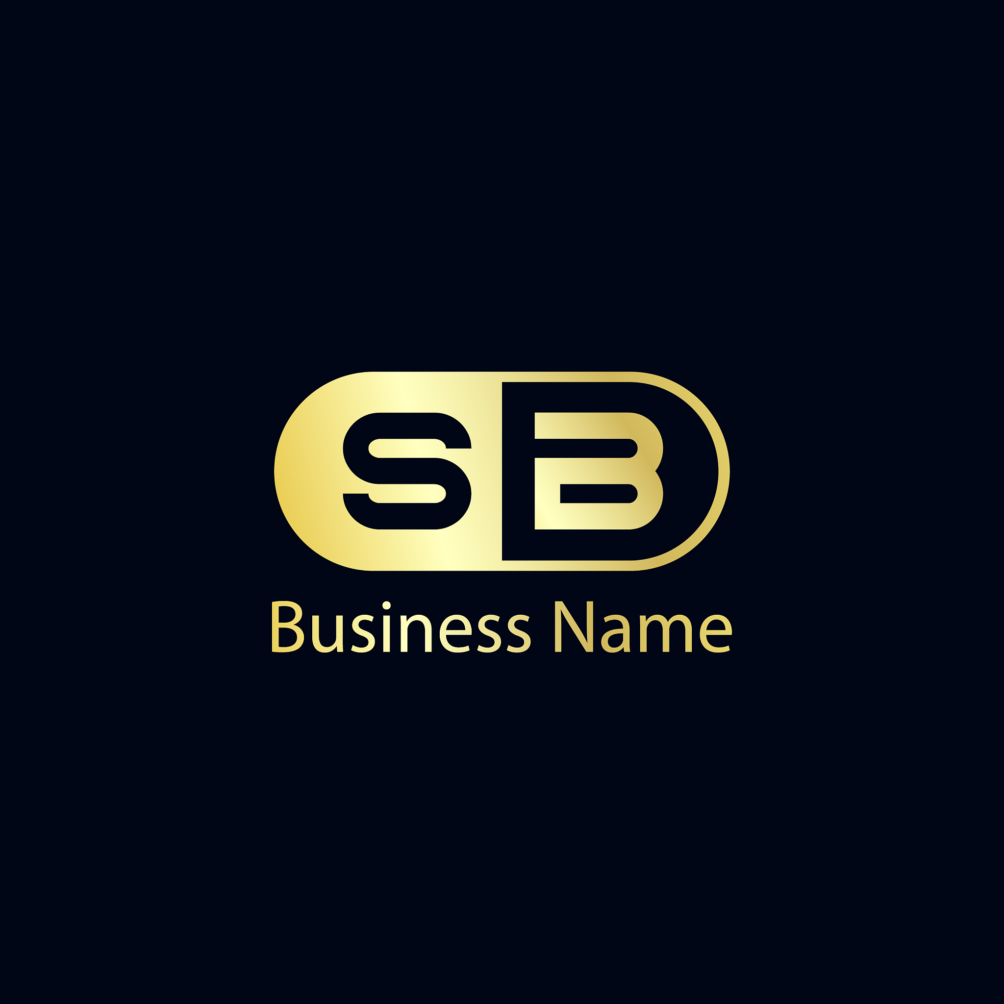 initial letter sb logo template design