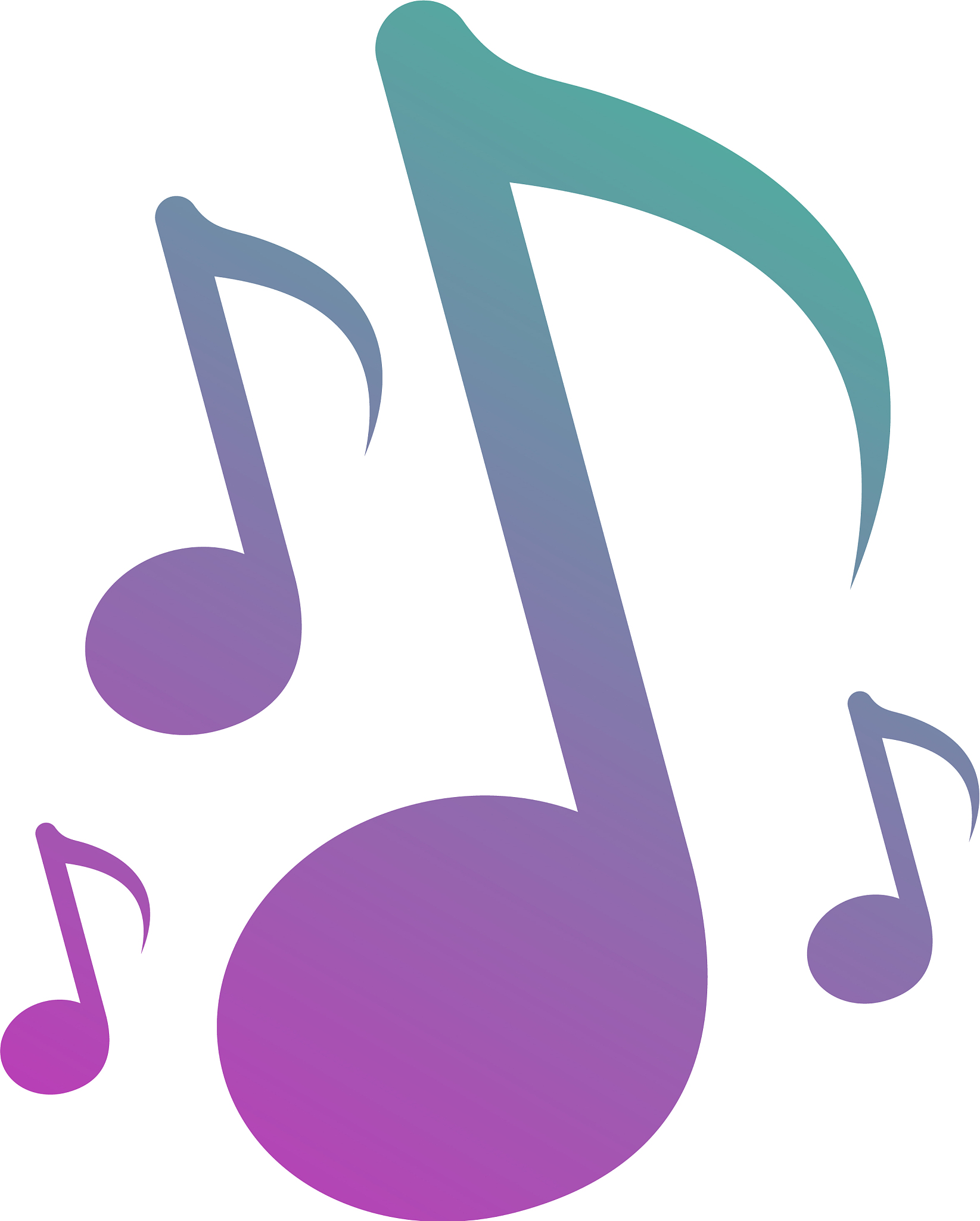 music note logo design concept note play music
