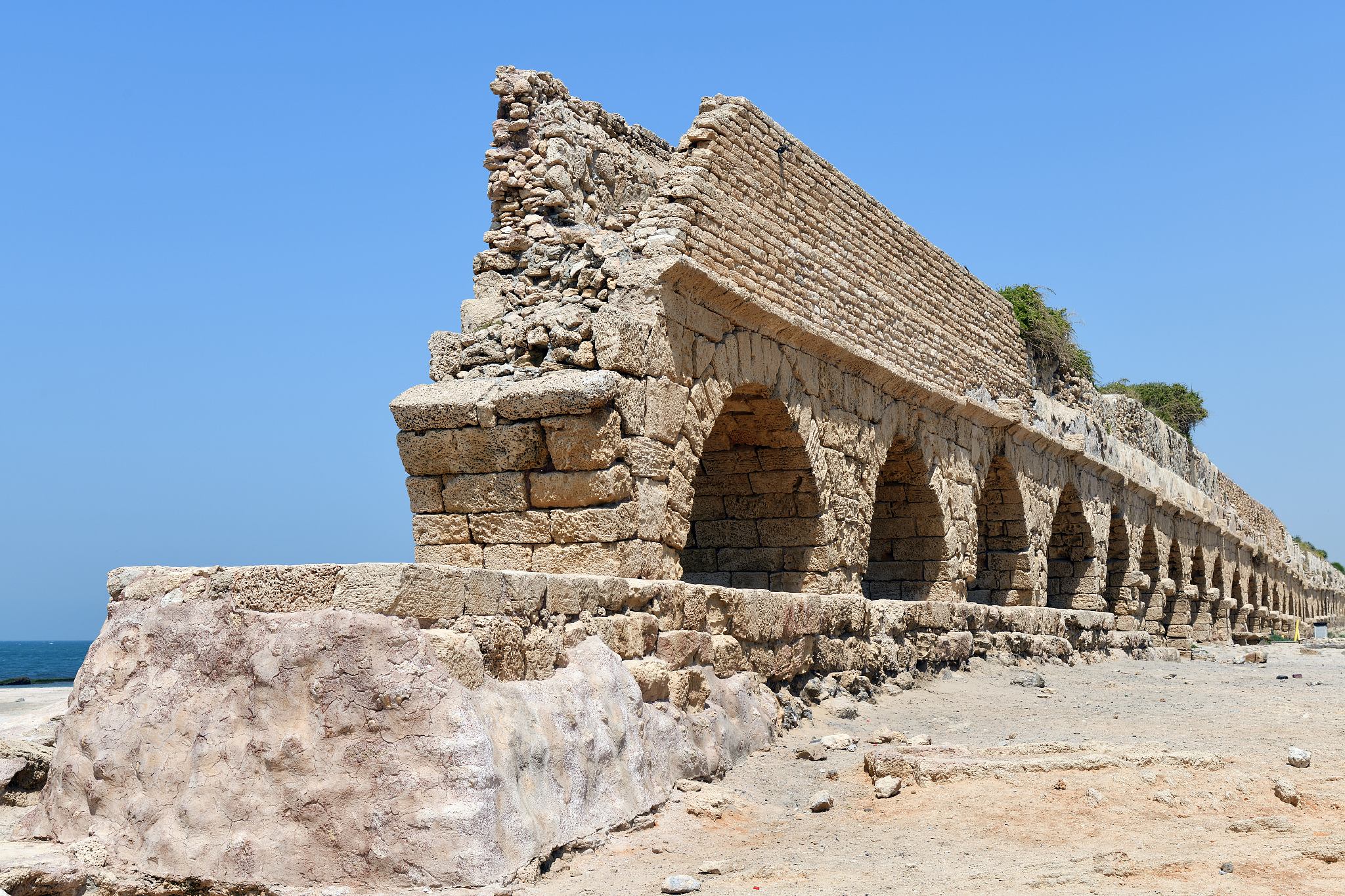roman aqueducts caesarea maritima israel