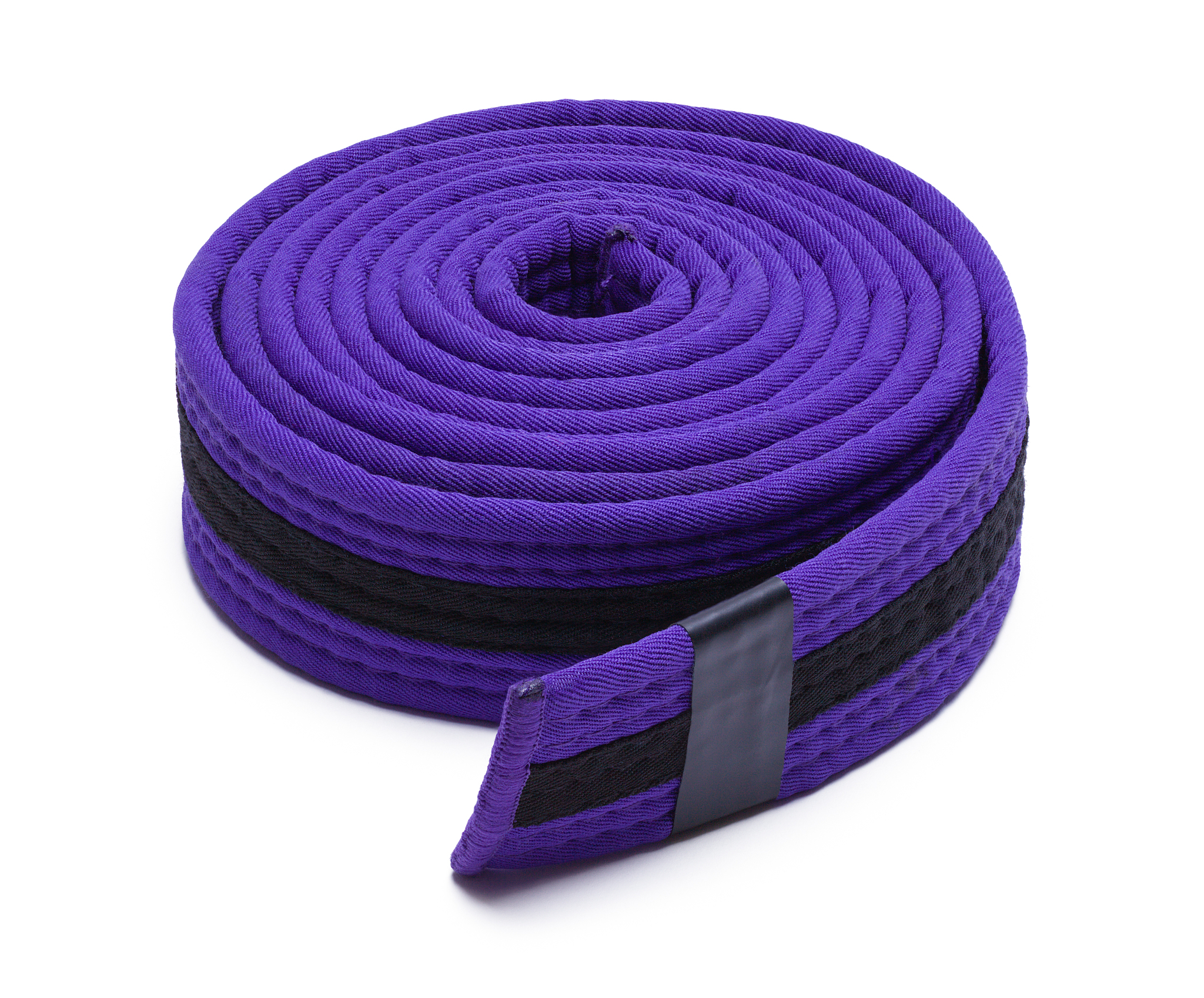 rolled purple karate belt