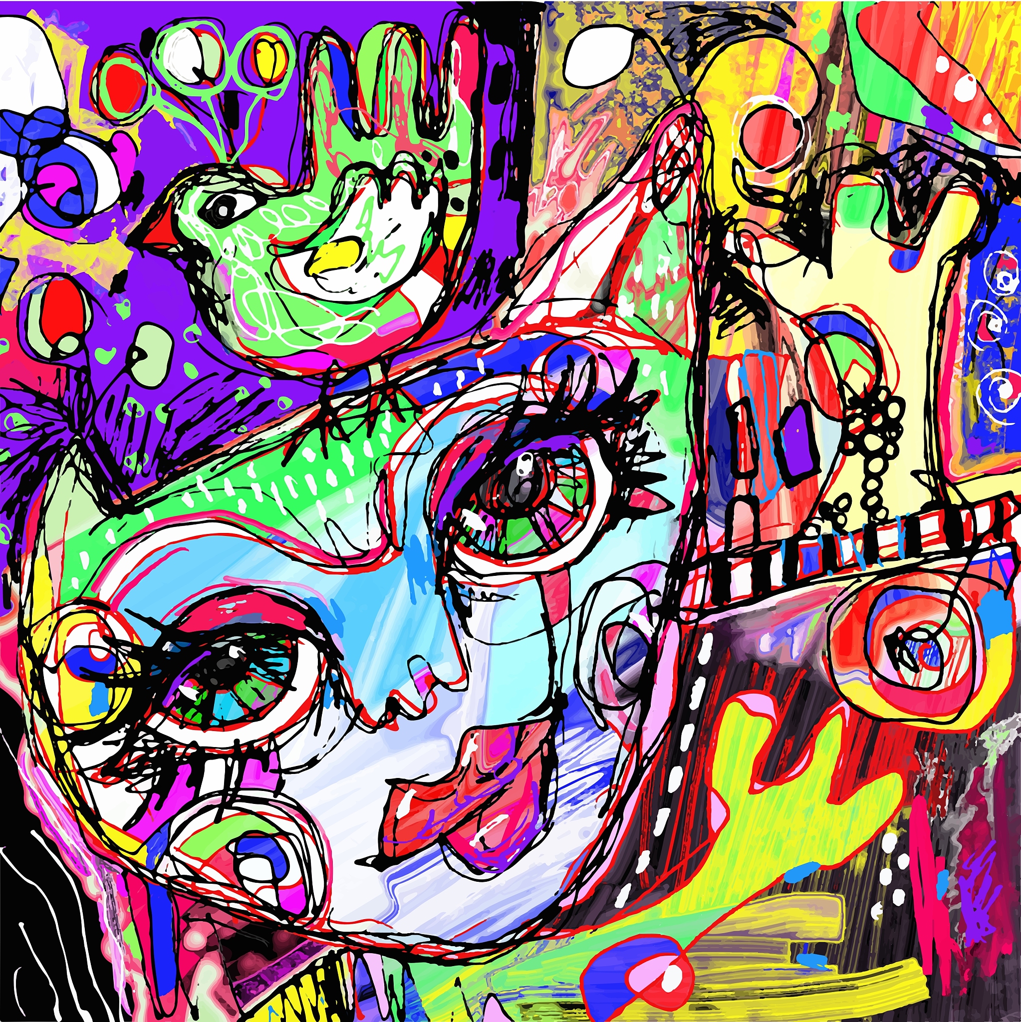 如何教学生掌握夸张和抽象艺术技巧