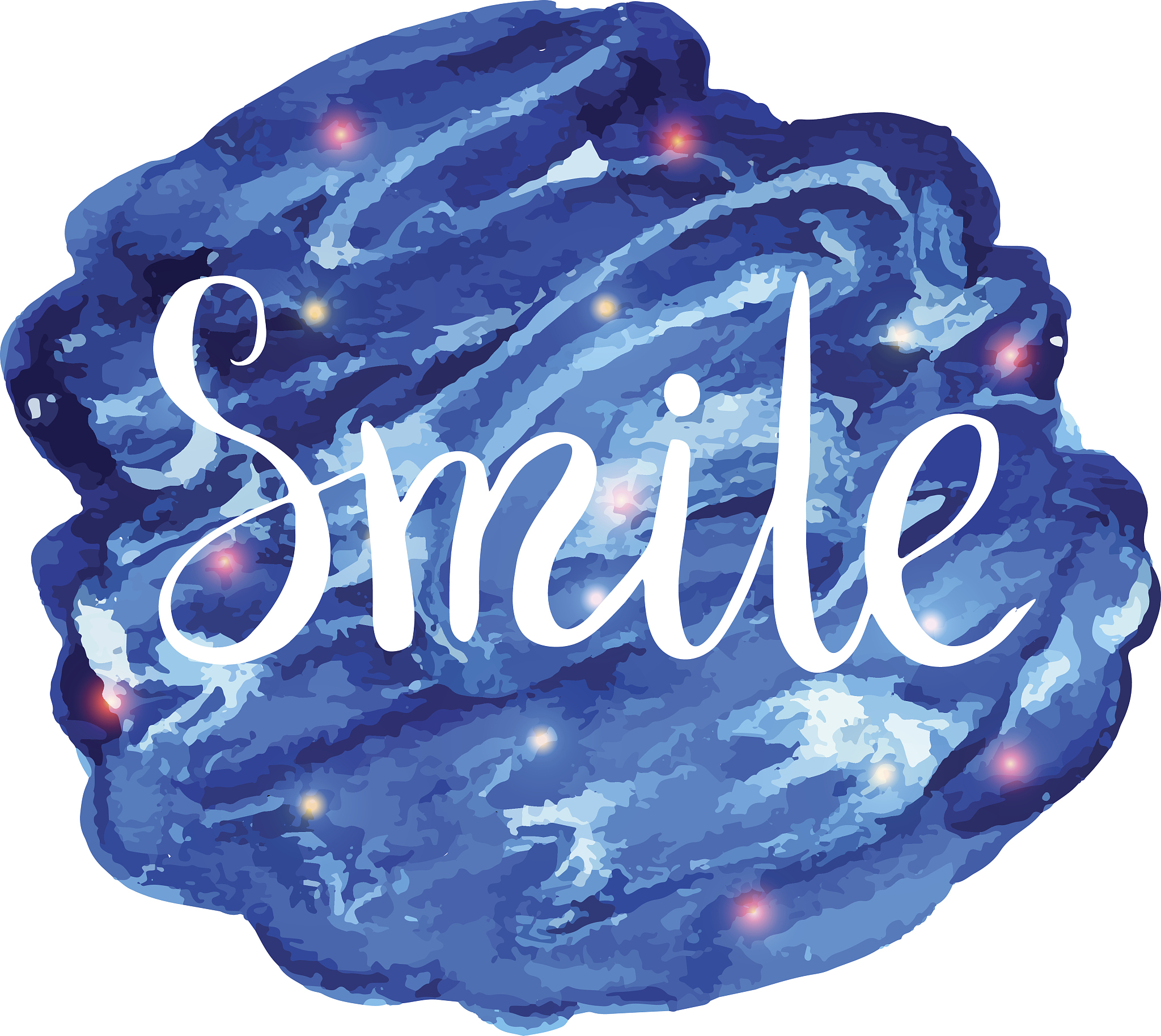 lettering smile