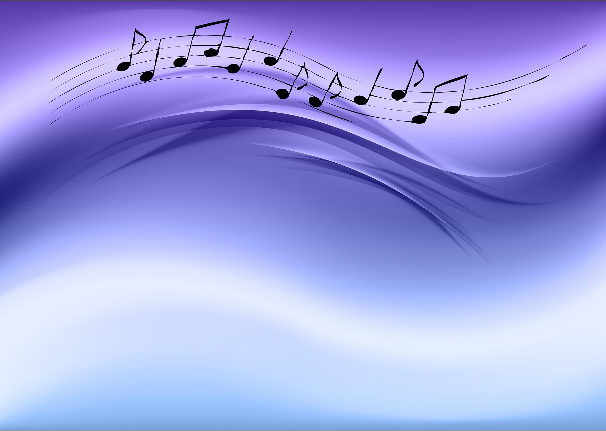 abstract music blue