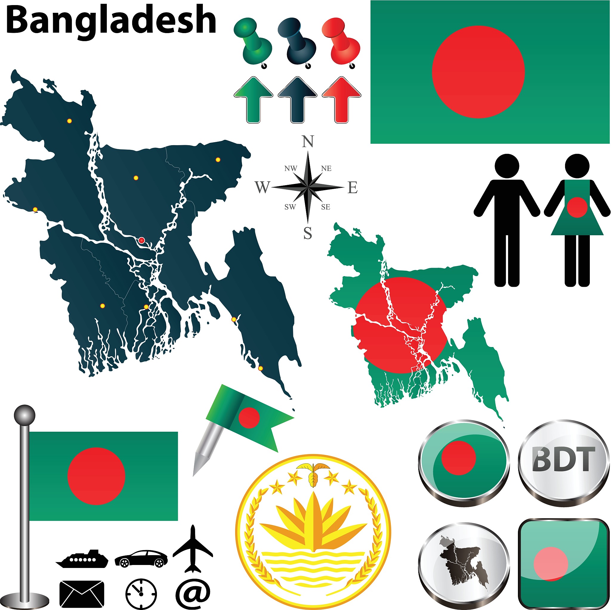 map of bangladesh
