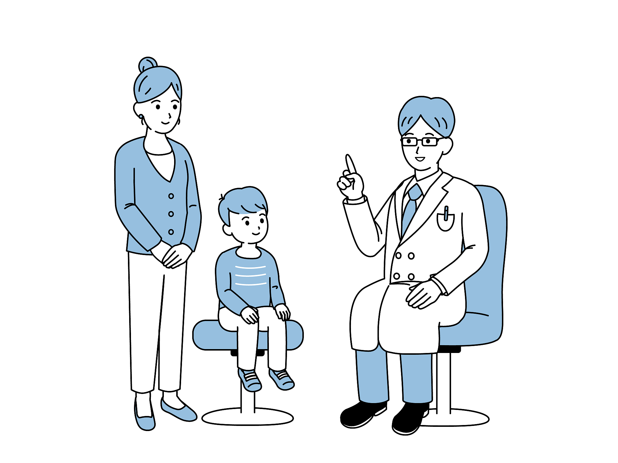 pediatrics doctor illustration