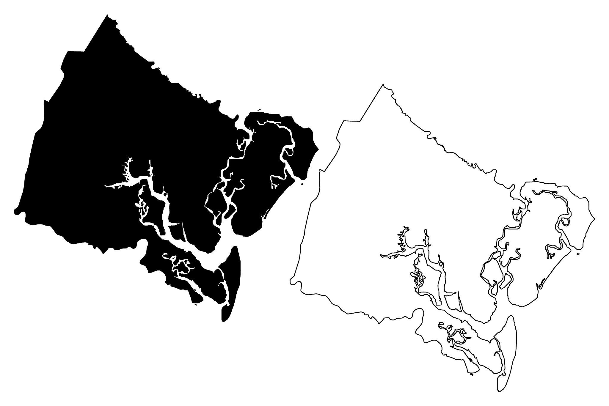 glynn county, georgia map