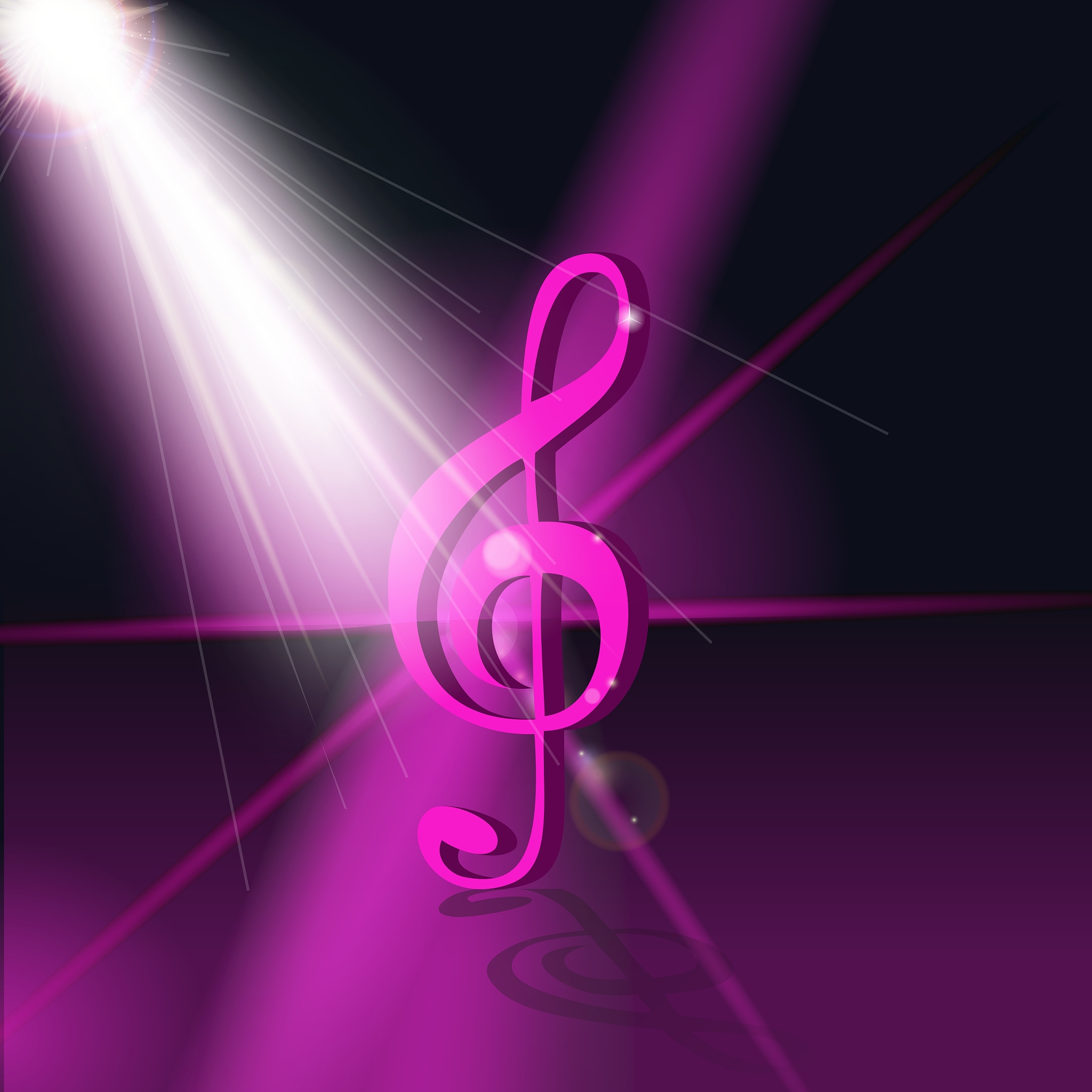 abstract music background for