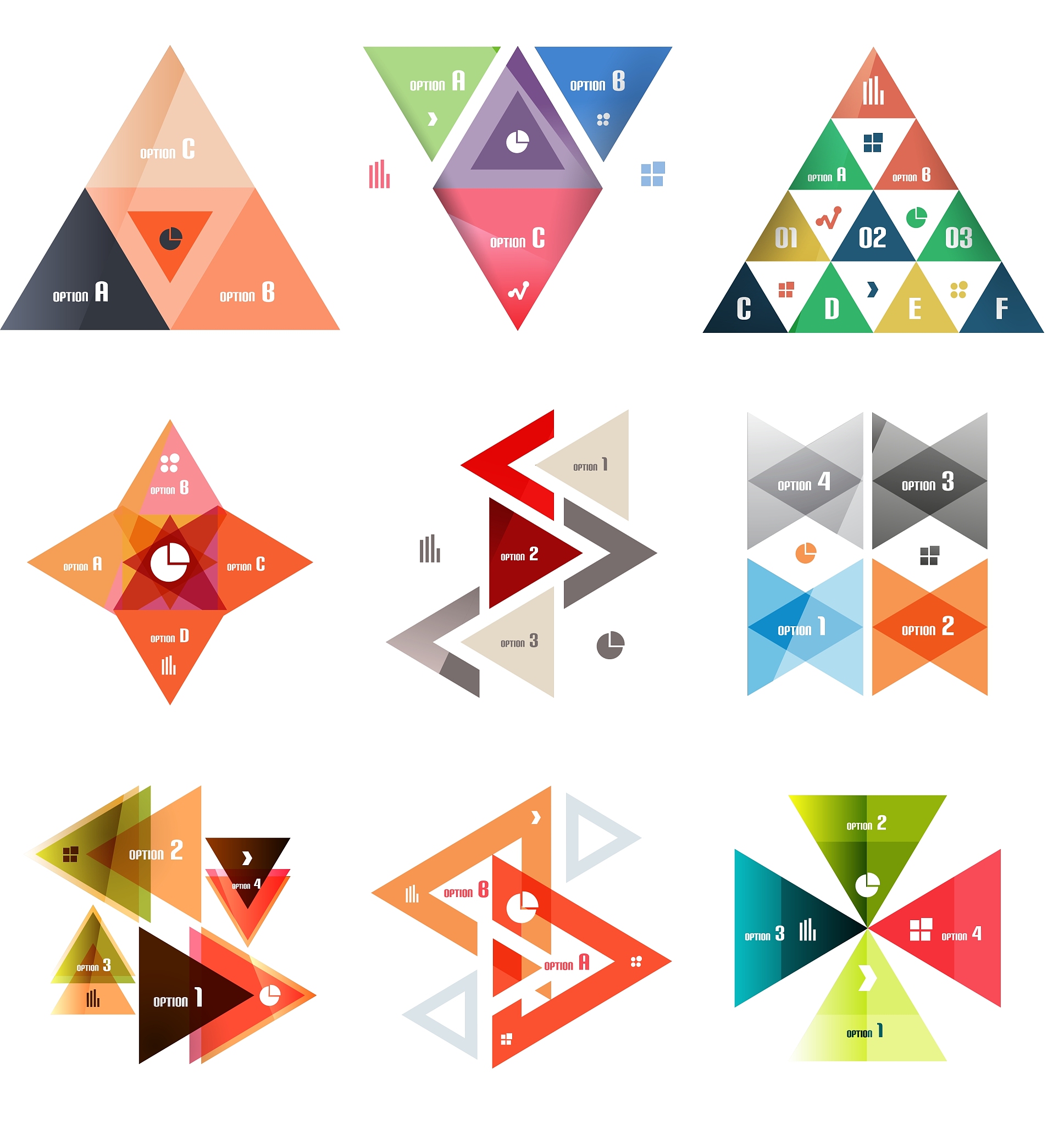 三角形添几笔，变身创意图案！300字+图解