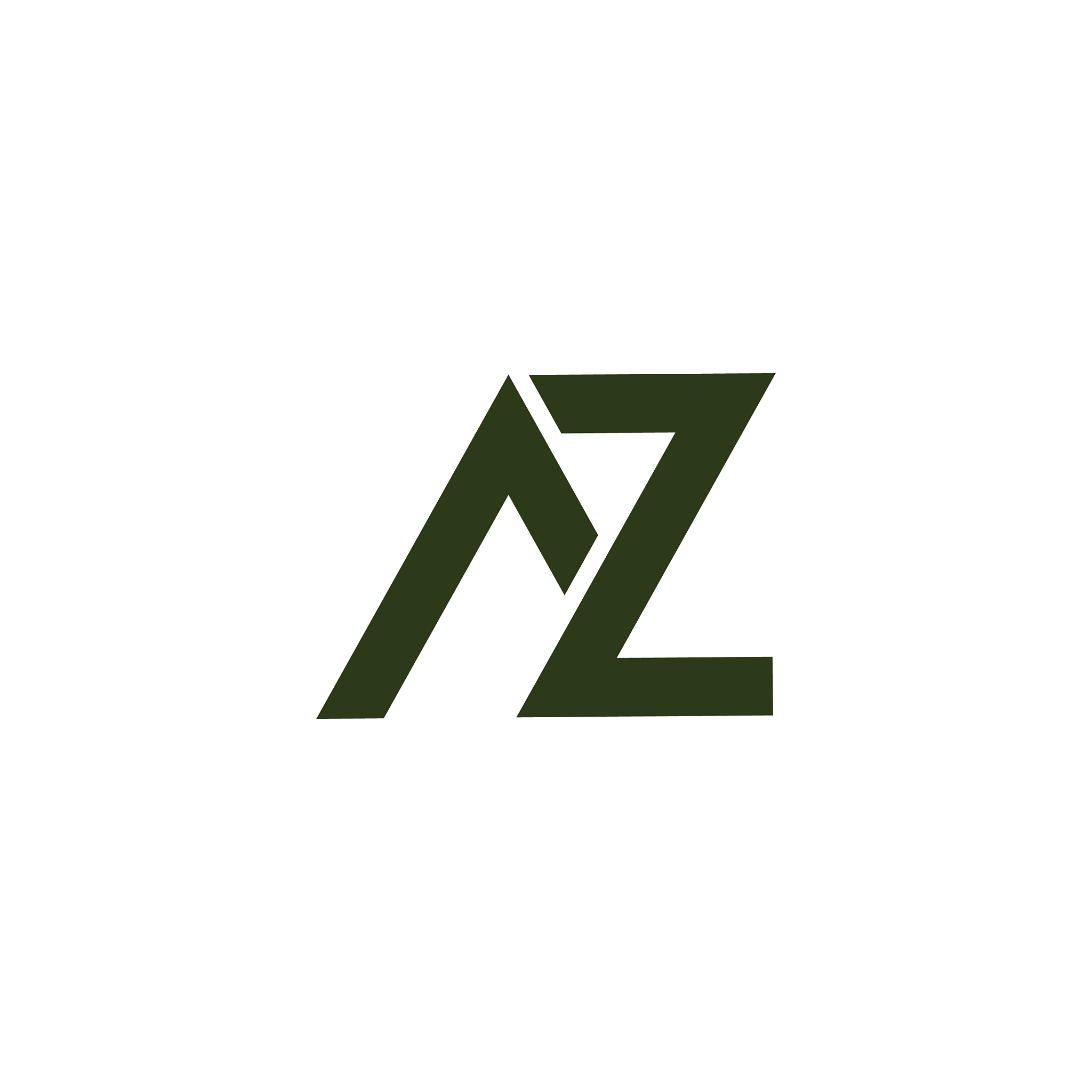 initial letter az or za logo design template