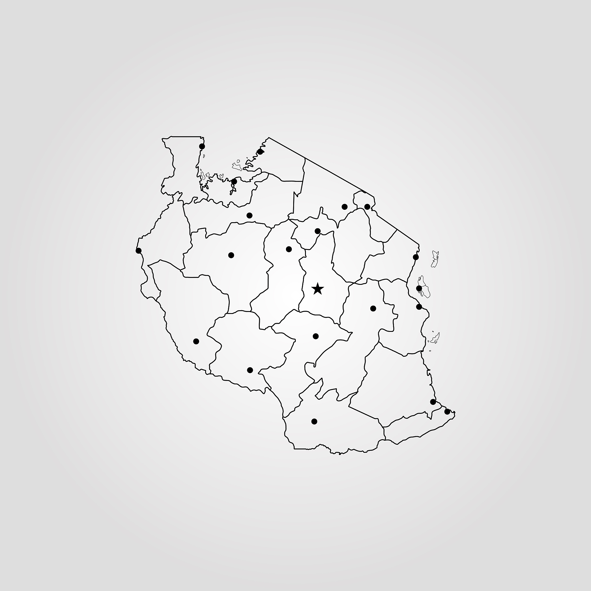 map of tanzania